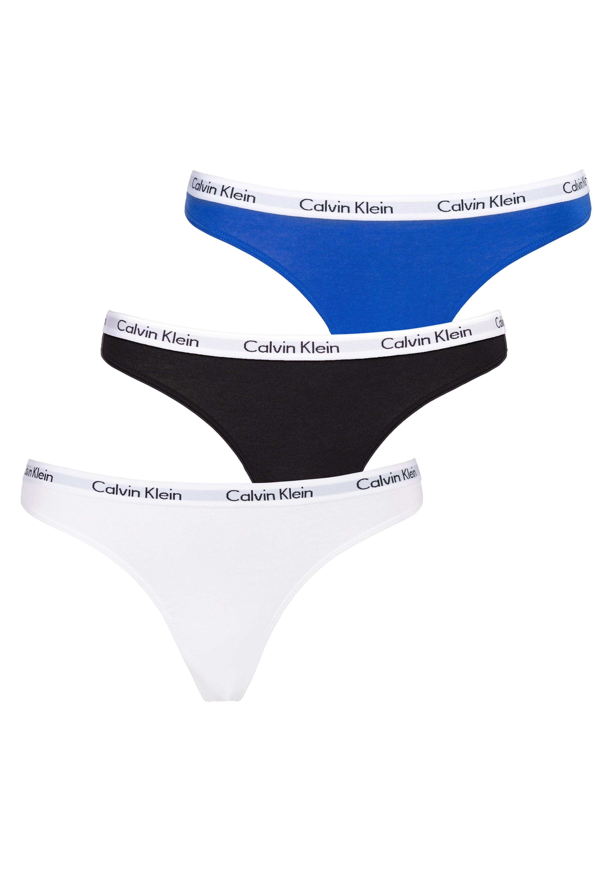 Calvin Klein String »CAROUSEL« (3 Stück), in unifarbenem Design online
