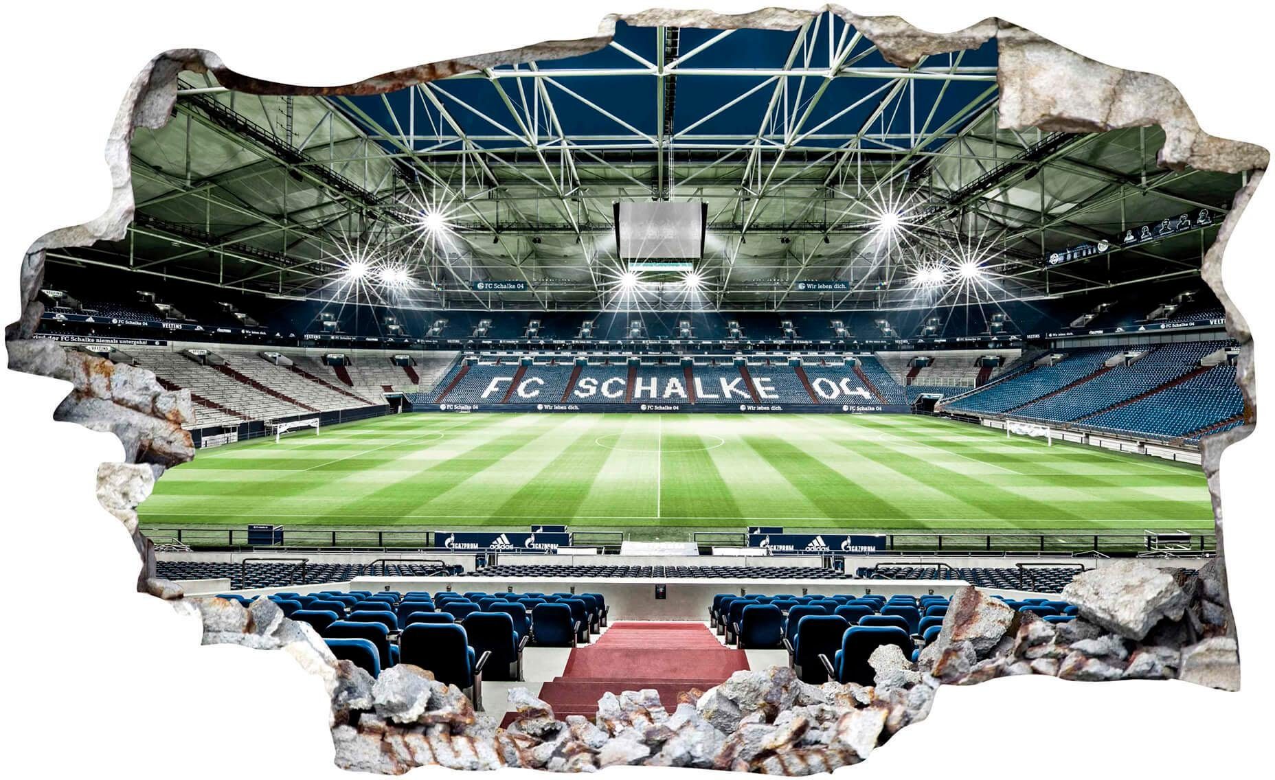 Wall-Art Wandtattoo »FC Schalke 04 Arena Tribüne« | OTTO