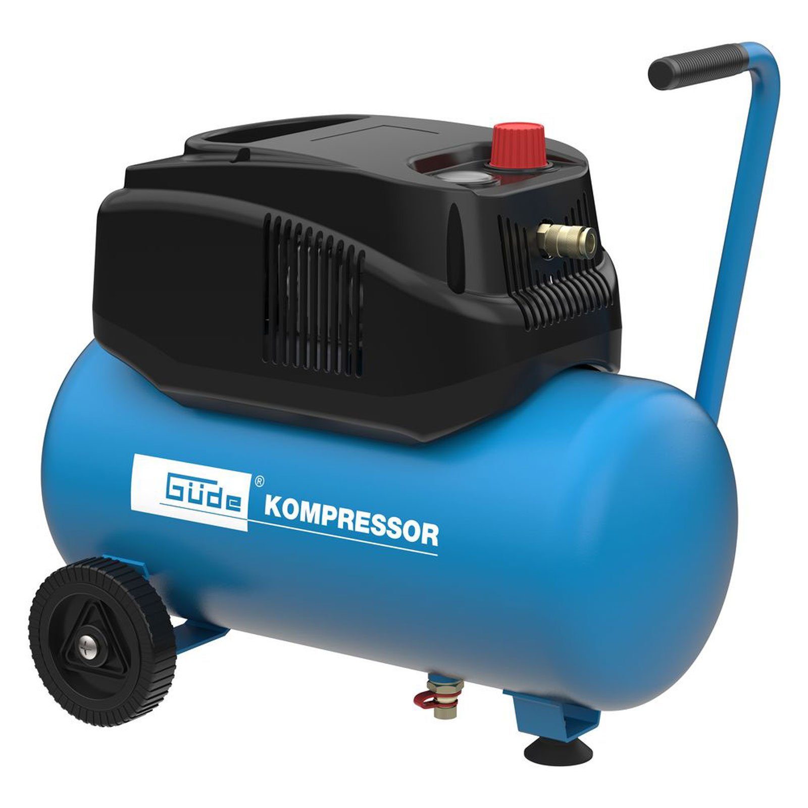 Güde Kompressor Kompressor Kolbenkompressor 190/08/24 Ölfrei 1,2 kW 8 bar  24 L 50122, 1200 W, max. 8,00 bar, 24,00 l, 1-tlg., 8 bar Betriebsdruck