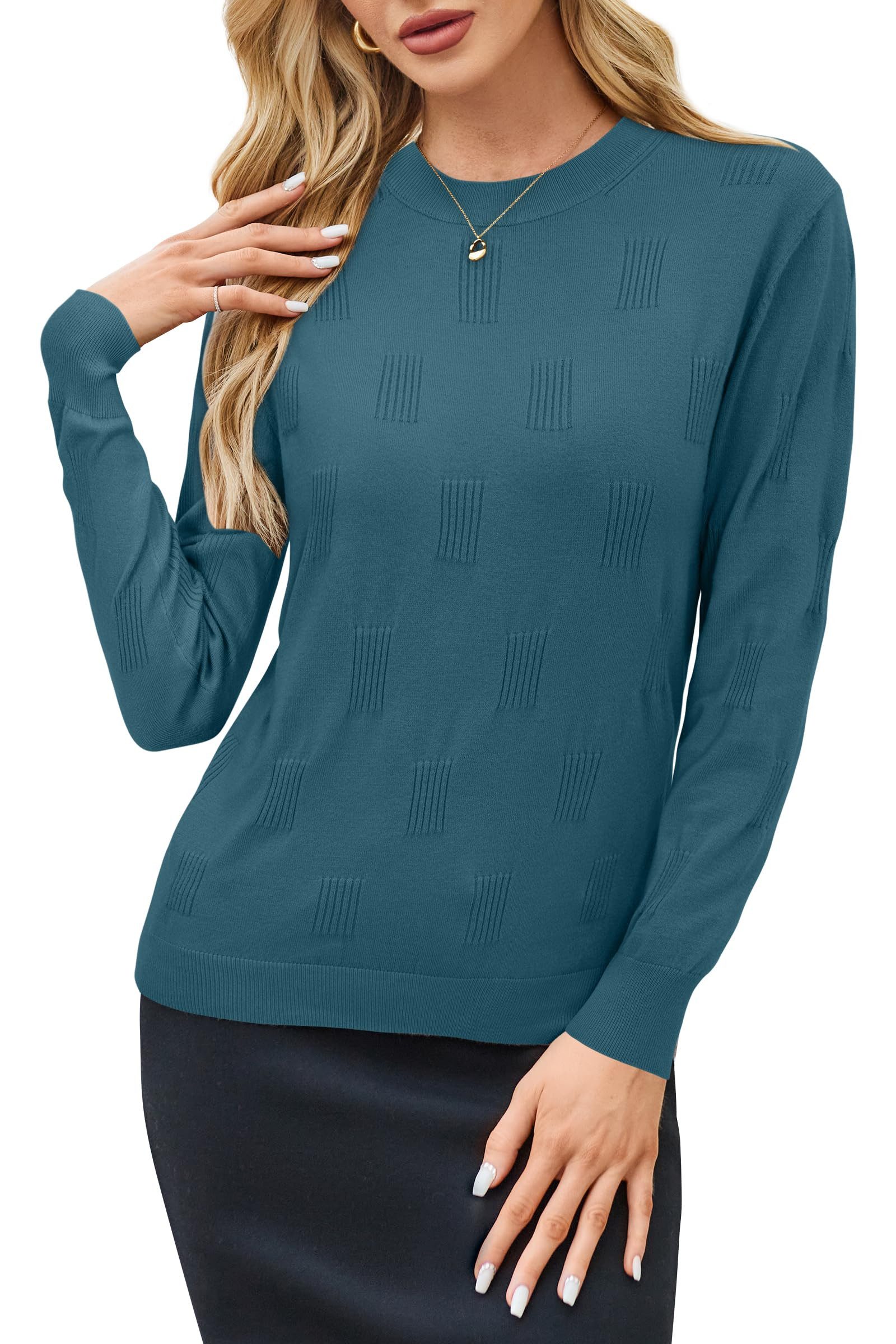 Arach&Cloz Strickpullover Pullover, langärmlig, Rundhalsausschnitt, warm el günstig online kaufen