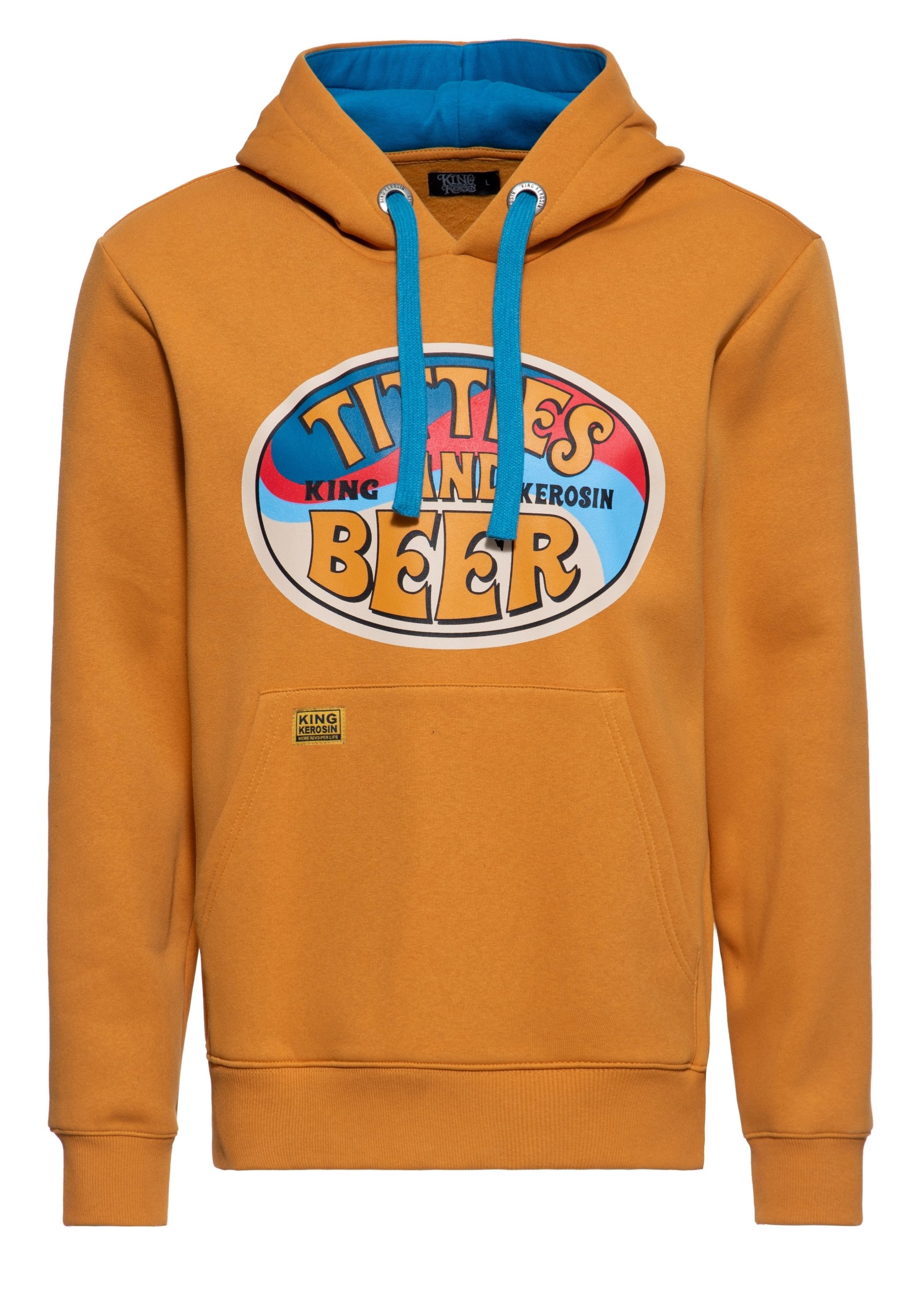 KingKerosin Kapuzenpullover Titties and Beer (1-tlg) mit Front-Print günstig online kaufen