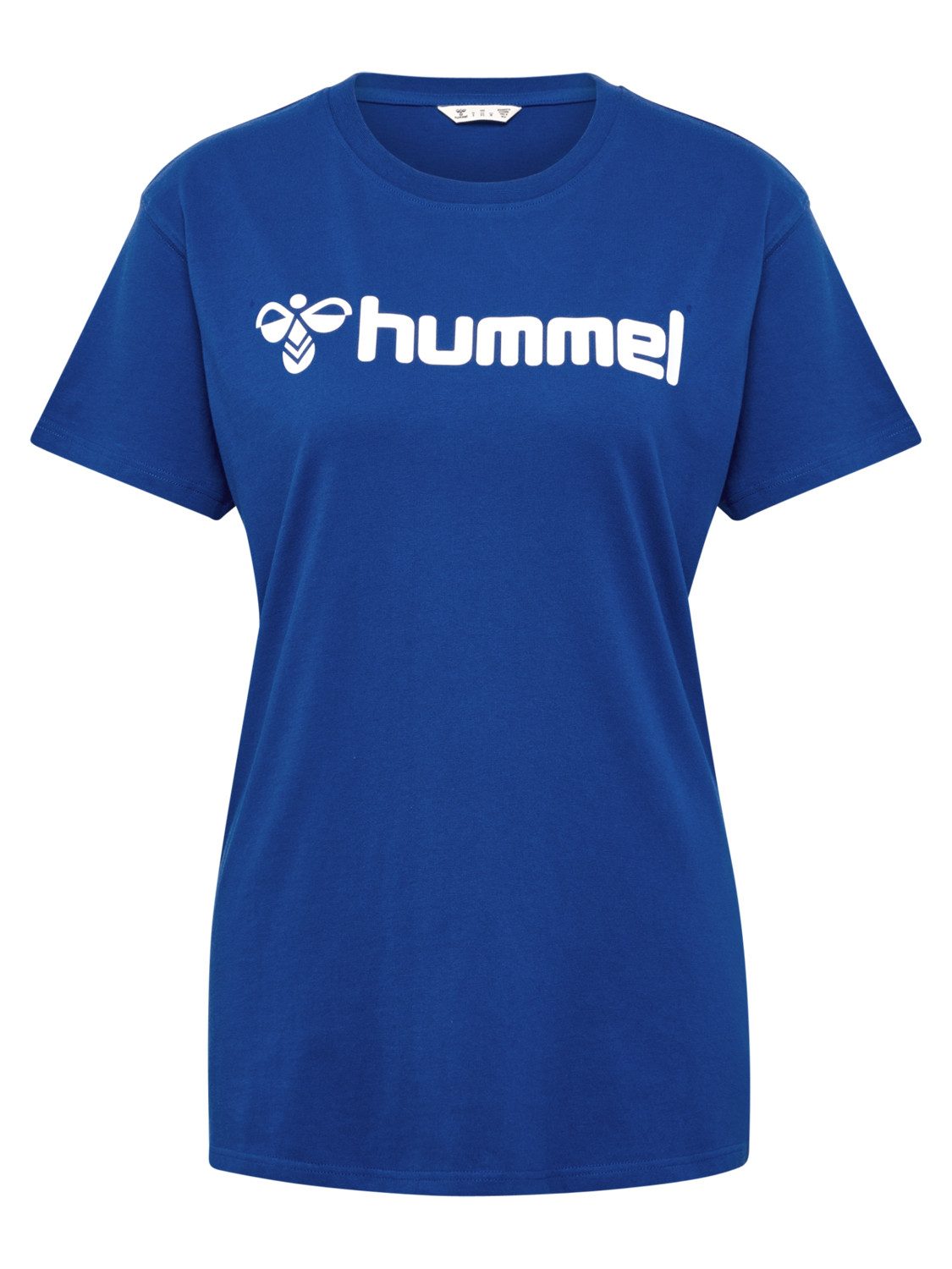 hummel T-Shirt Regular Fit Stretch Rundhalsausschnitt Logo hmlGO 2.0 LOGO T-SHIRT S/S WOMAN
