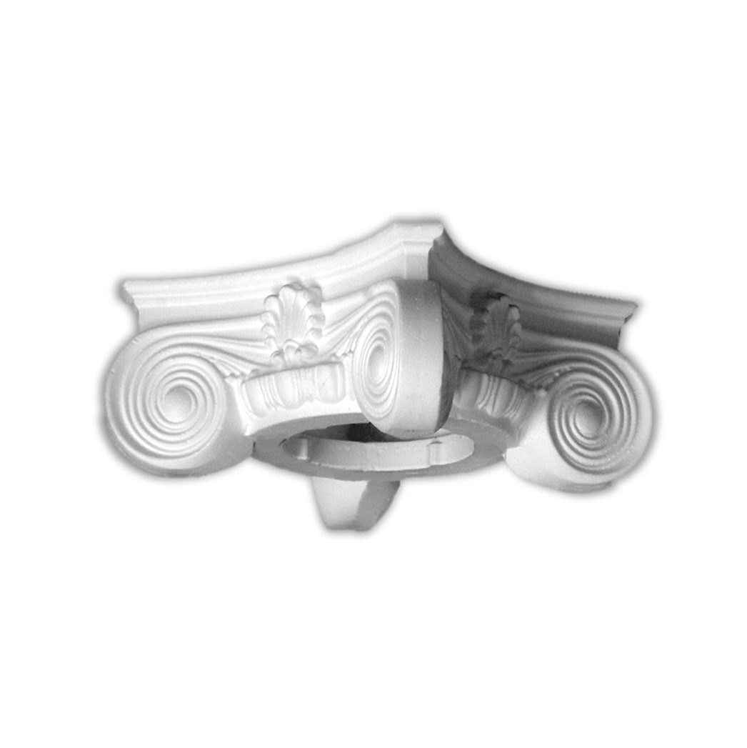 Homestar Dekosäule Halbsäule Kapitell D1/H, Länge 130 mm, attraktives Gestaltungselement für den Innenraum