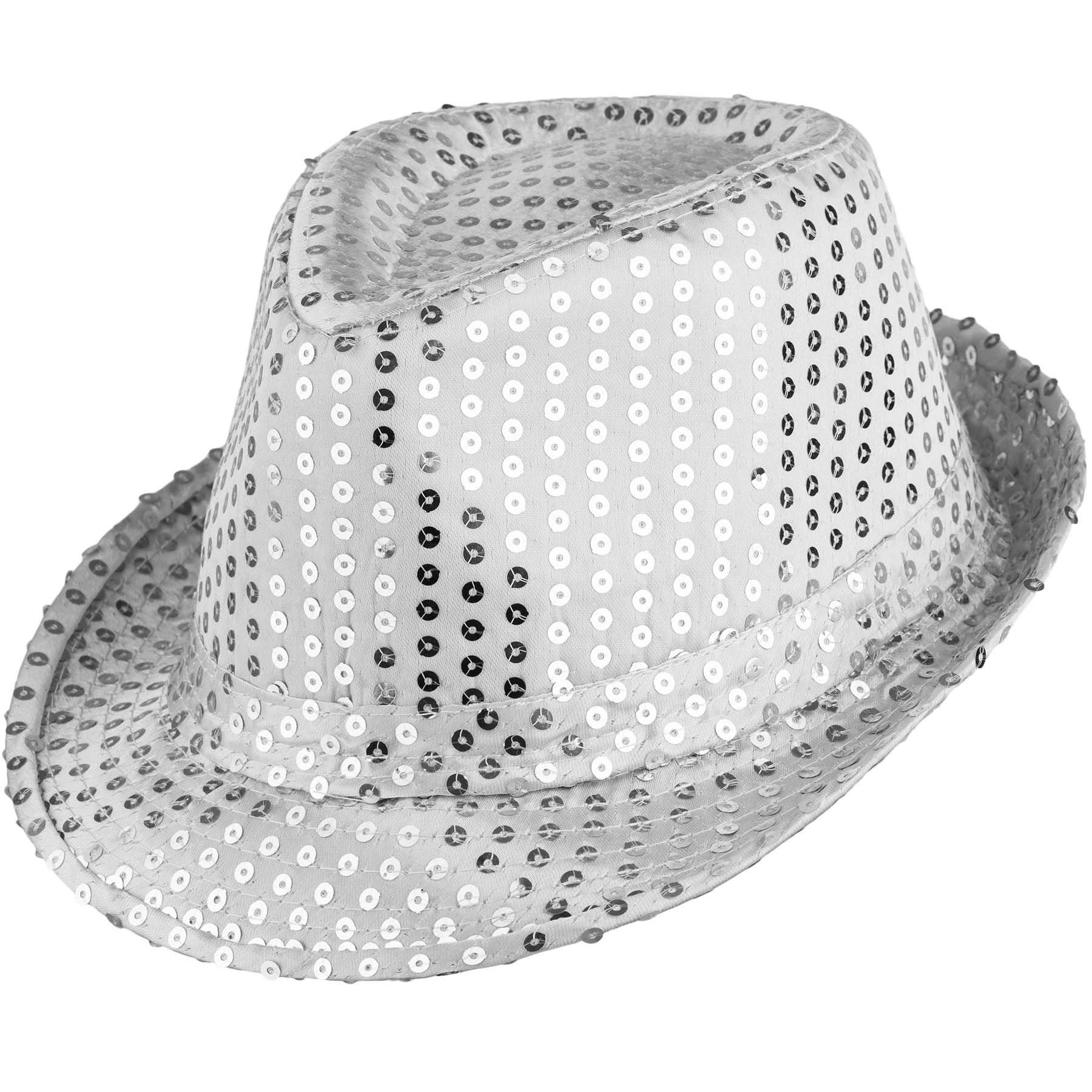 dressforfun Kostüm Faschingskleidung/Maskeradenverkleidung, Hutgröße 58/Höhe 11,5 cm, in silber, Einfarbiger Hut in Einheitsgröße, Formstabil und zu tragen