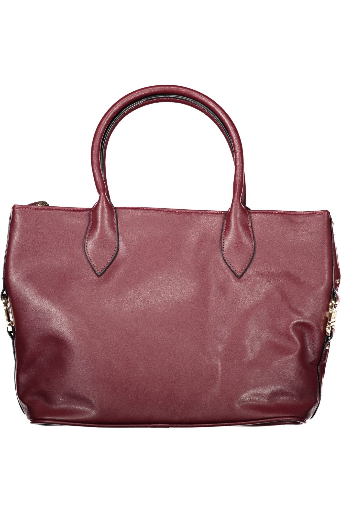 Laura Biagiotti Umhängetasche, Elegante rote Handtasche mit abnehmbarem Gurt & Kontrasten