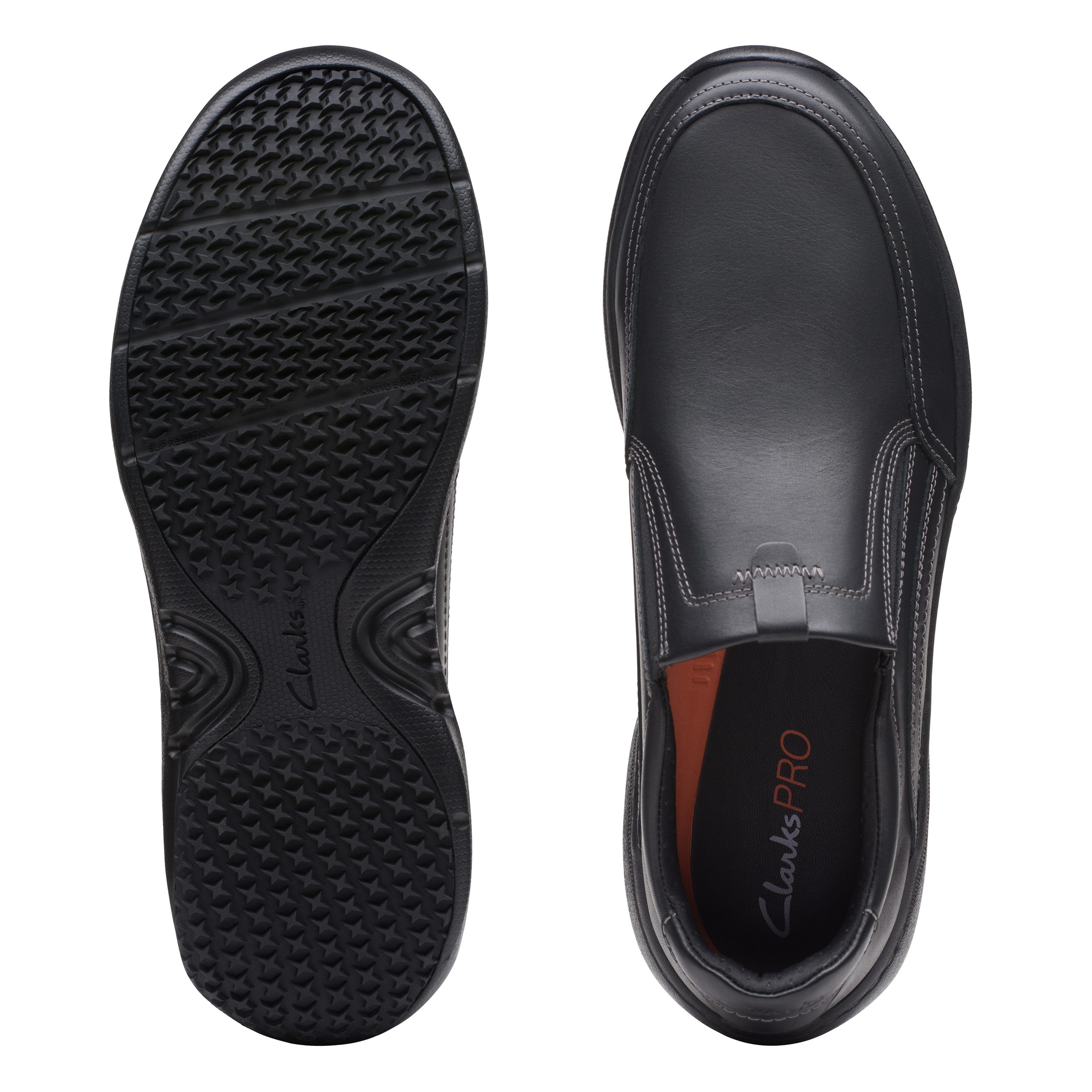 Clarks ClarksPro Step Slipper, Slip-On Sneaker, Schlupfschuh, Komfortschuh mit Gummizug