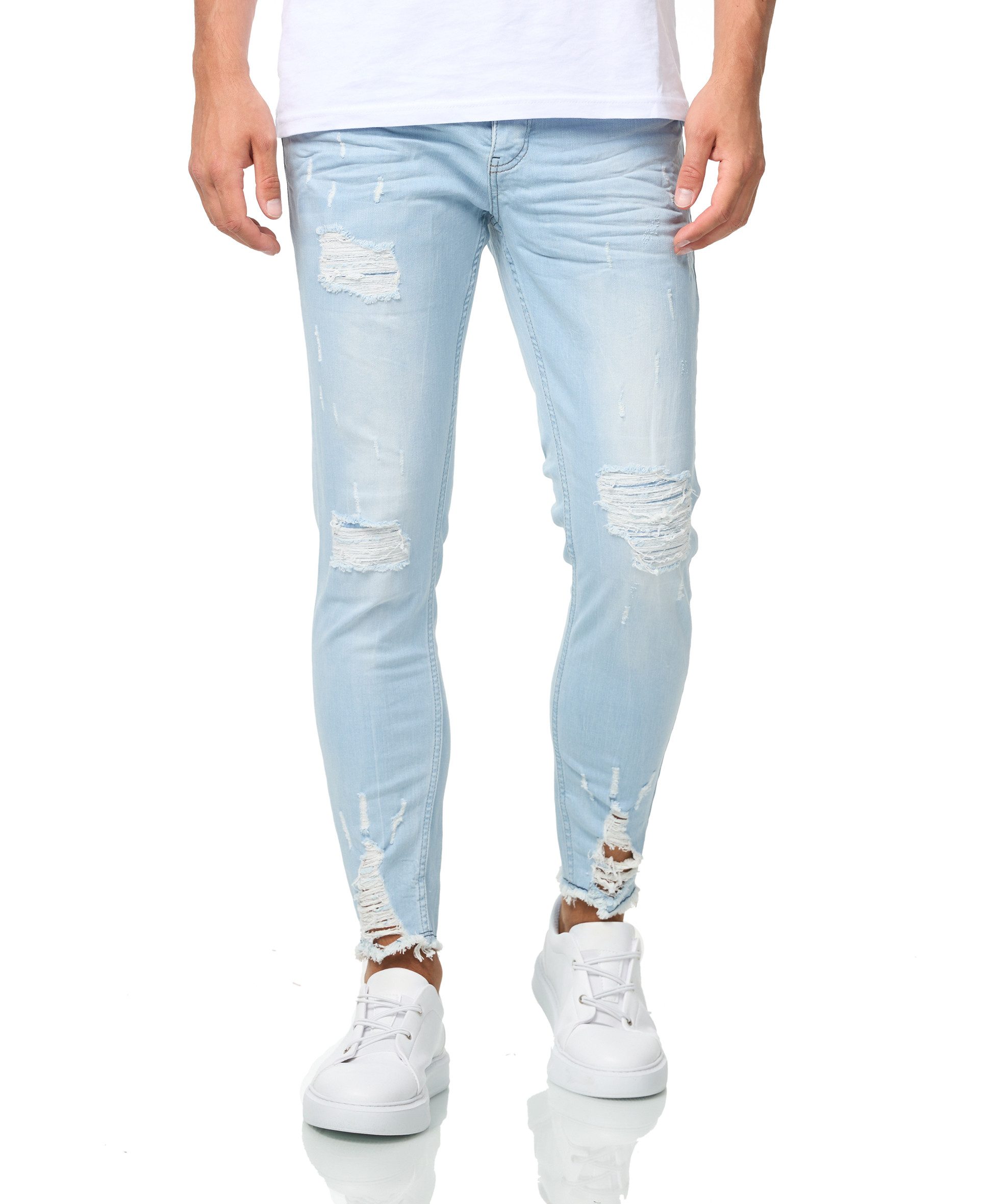Denim House Skinny-fit-Jeans Lässige Herren Jeans günstig online kaufen
