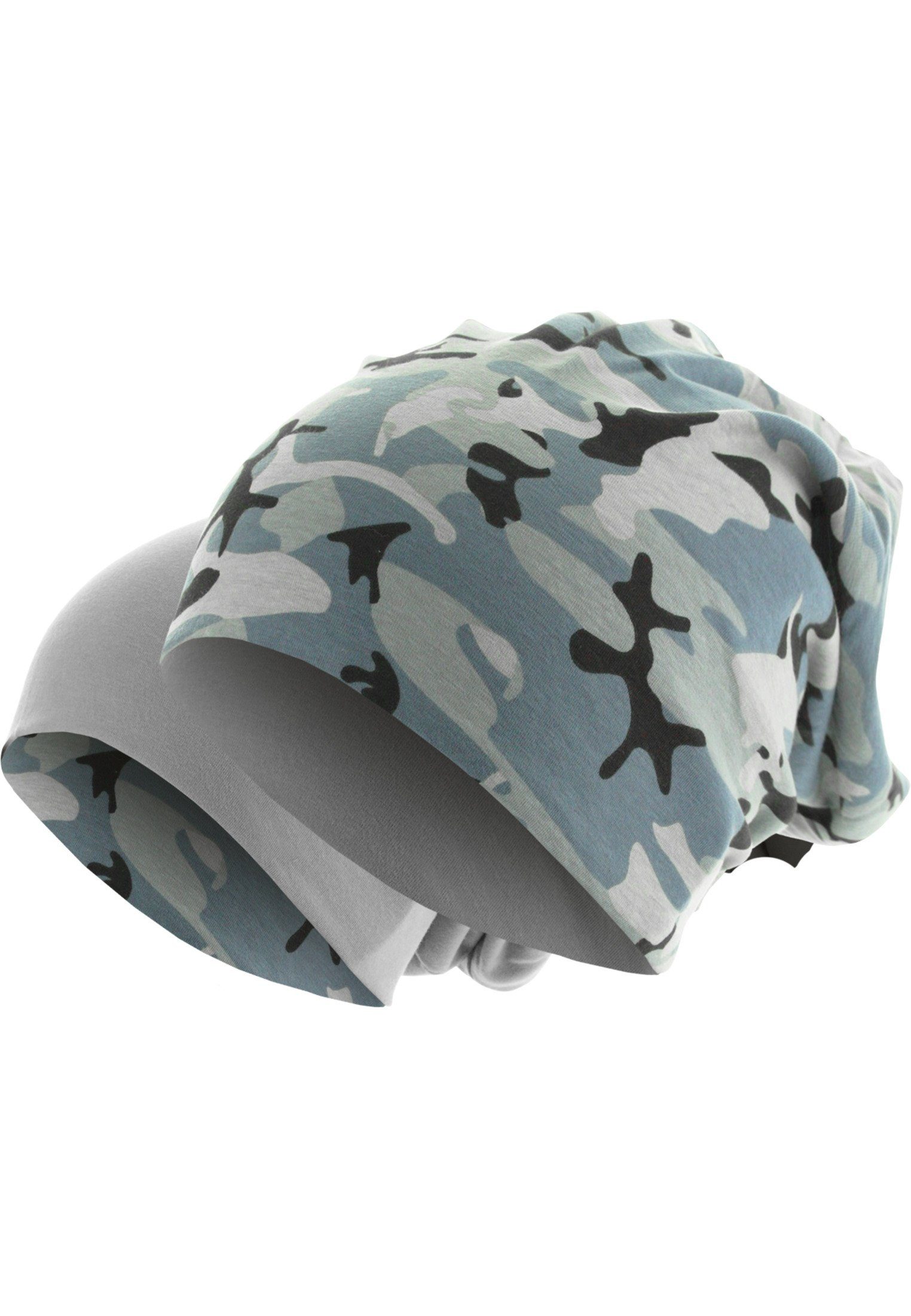 MSTRDS Beanie Accessoires greencamouflage/charcoal Printed (1-St) Beanie Jersey