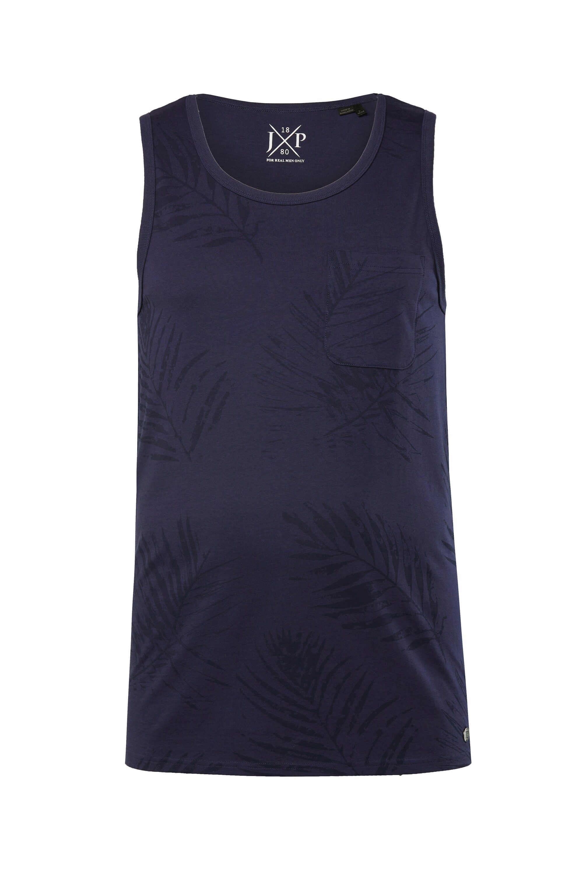 JP1880 T-Shirt Tanktop floraler Print Brusttasche günstig online kaufen