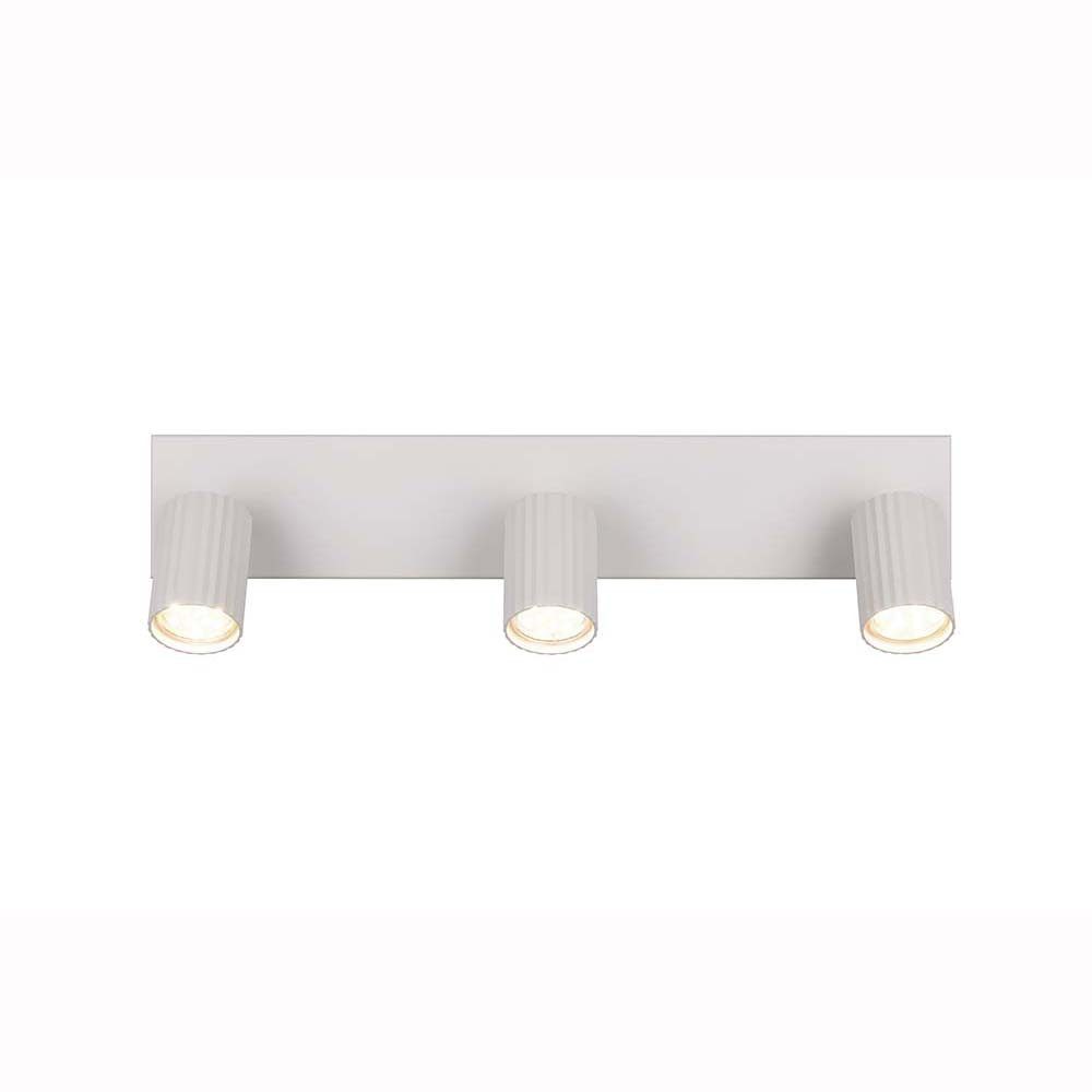TRIO Leuchten Deckenleuchte, Leuchtmittel nicht inklusive, Deckenleuchte Deckenlampe Wohnzimmerlampe Metall grau 3-flammig