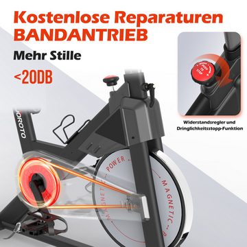 JOROTO Speedbike X1P (Heimtrainer Fahrrad, 15KG Schwungrad), Magnetbremse, 4- fach verstellbare Lenker und Sattel