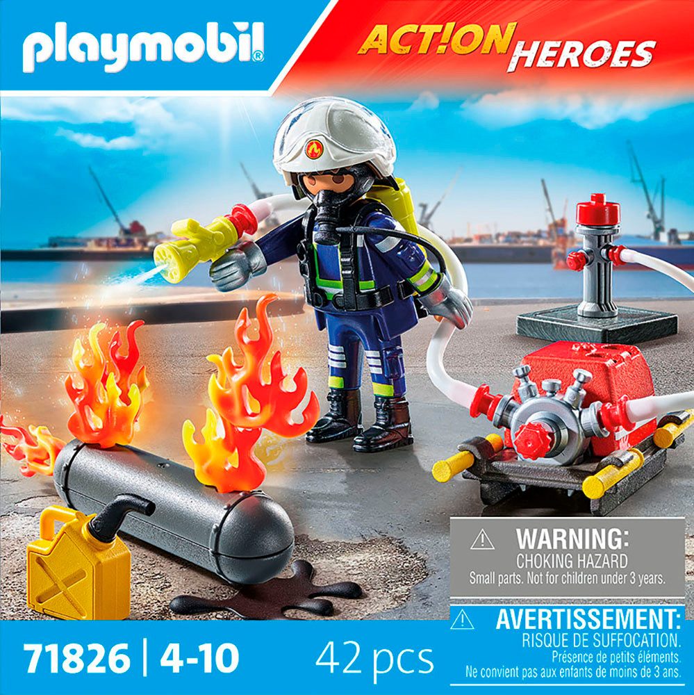 Playmobil® Löschung eines Gastanks (71826), Playmobil Action Heroes Konstru günstig online kaufen