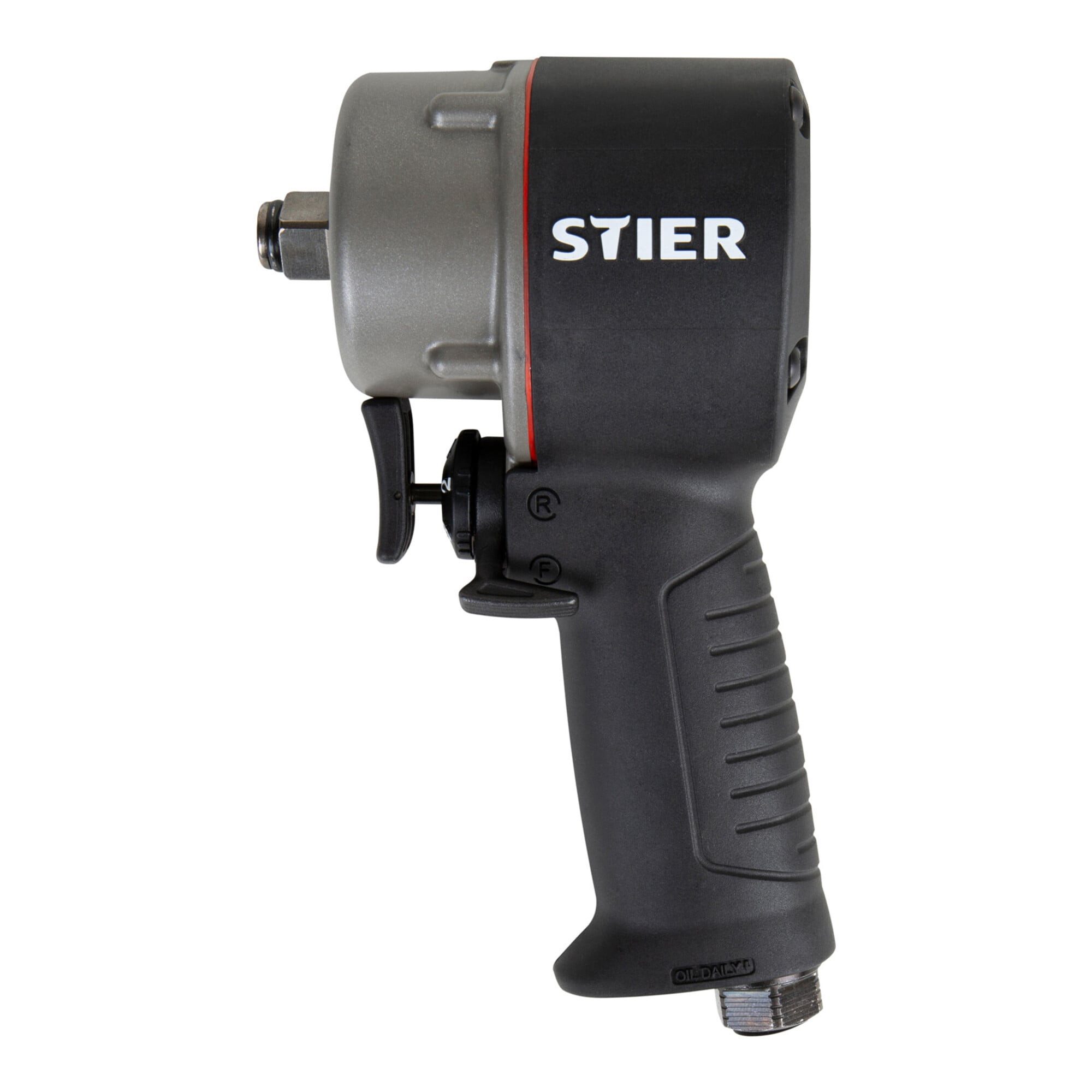 Stier Werkzeugset STIER Druckluft Schlagschrauber 13-MBS Extra kurz 1.275 Nm Hammer-Schl