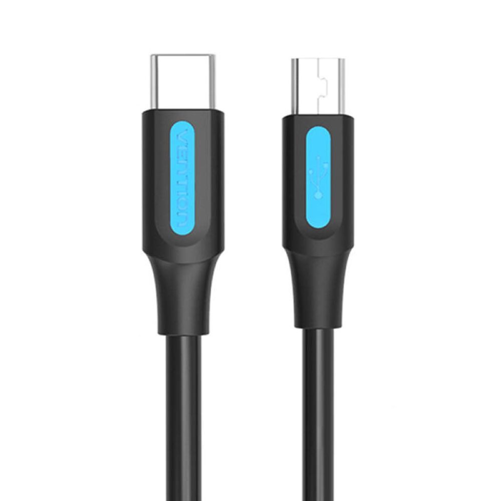VENTION USB-C 2.0 auf Mini-B Kabel - USB-Adapter-Kabel 2A 1m schwarz USB-Kabel
