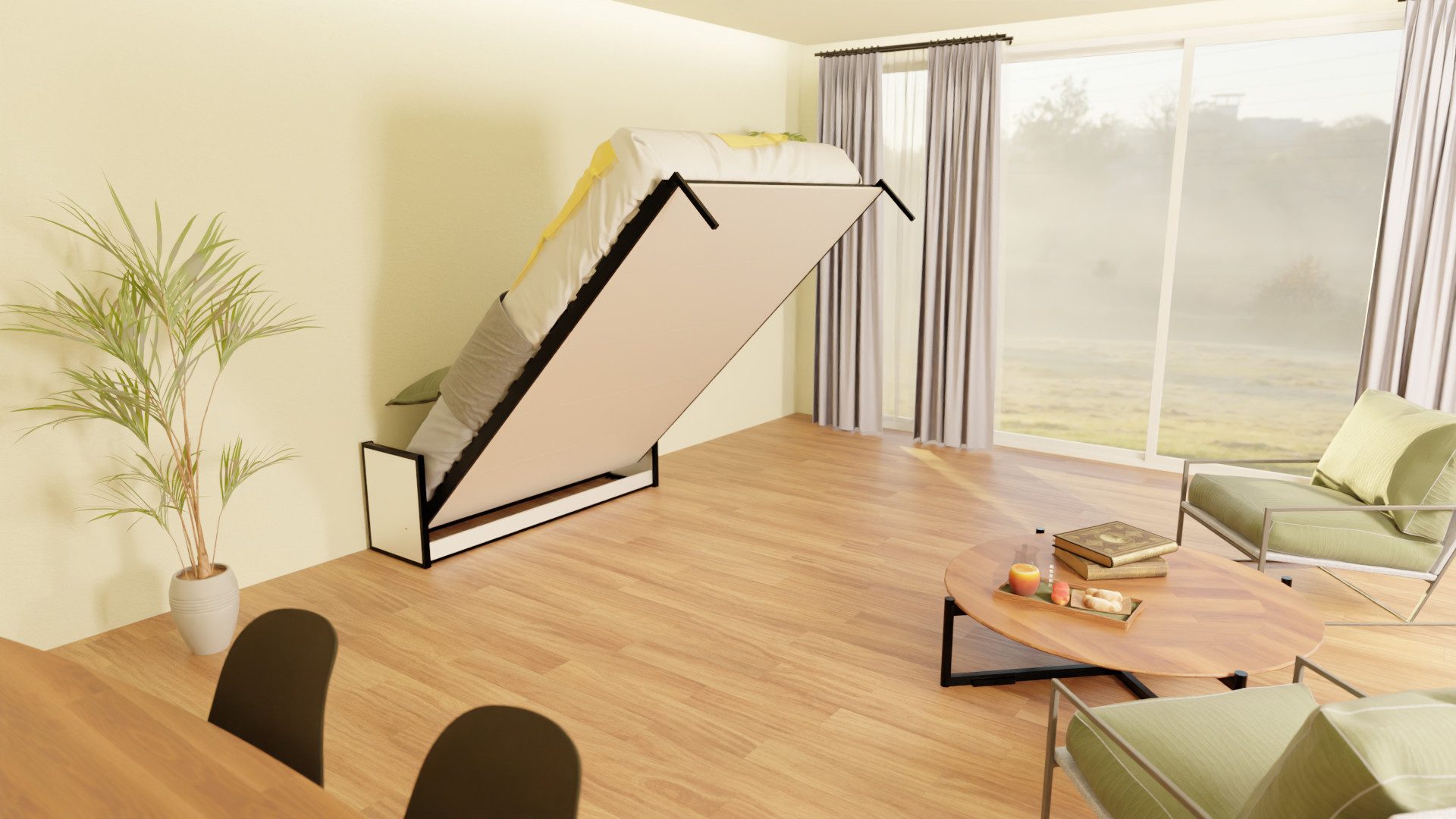 WallBedKing Schrankbett WallBedKing Schrankbett – Platzsparendes Wandbett
