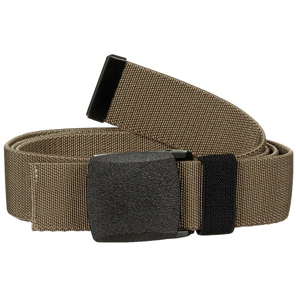 MFH Stoffgürtel cm ca. tan, Gürtel, coyote Tactical Elastic, (Packung) 3,7