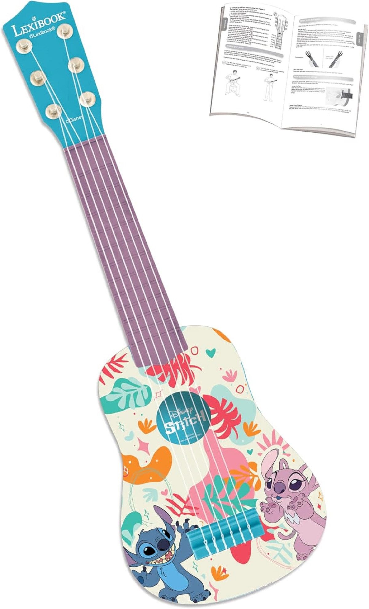 Lilo & Stitch Spielzeug-Musikinstrument Lilo & Stitch Gitarre 53 cm groß für Kinder, (1 tlg)