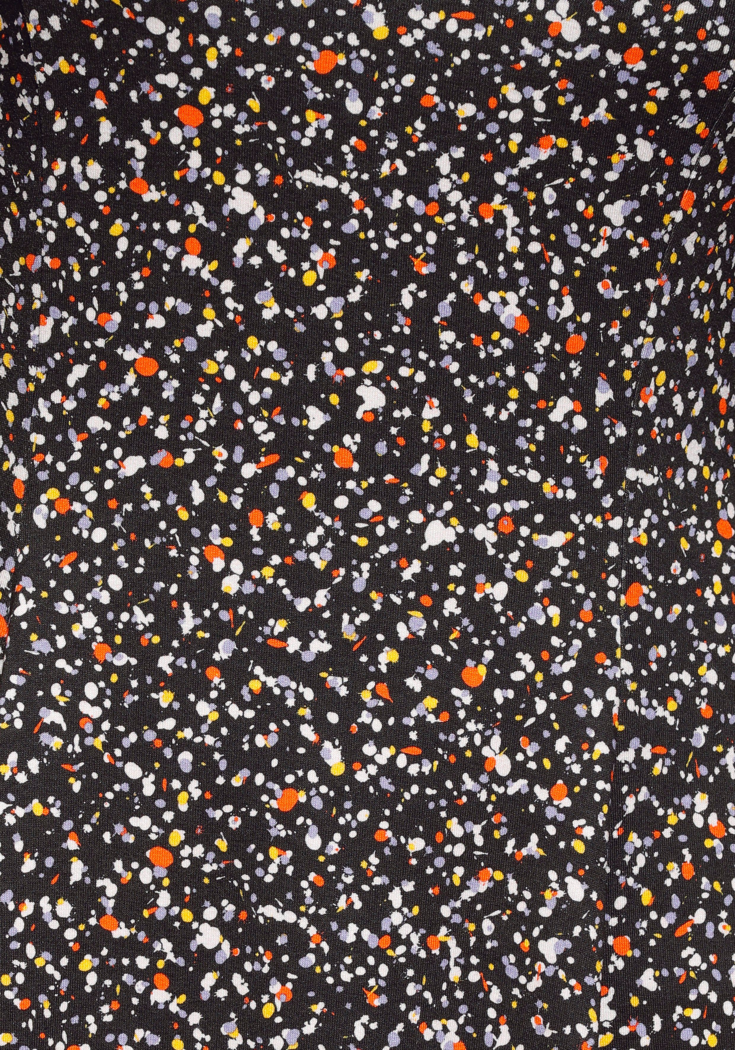 Laura Scott Jerseykleid sportlich-feminines Kleid, knielang, mit floralem Allovermuster