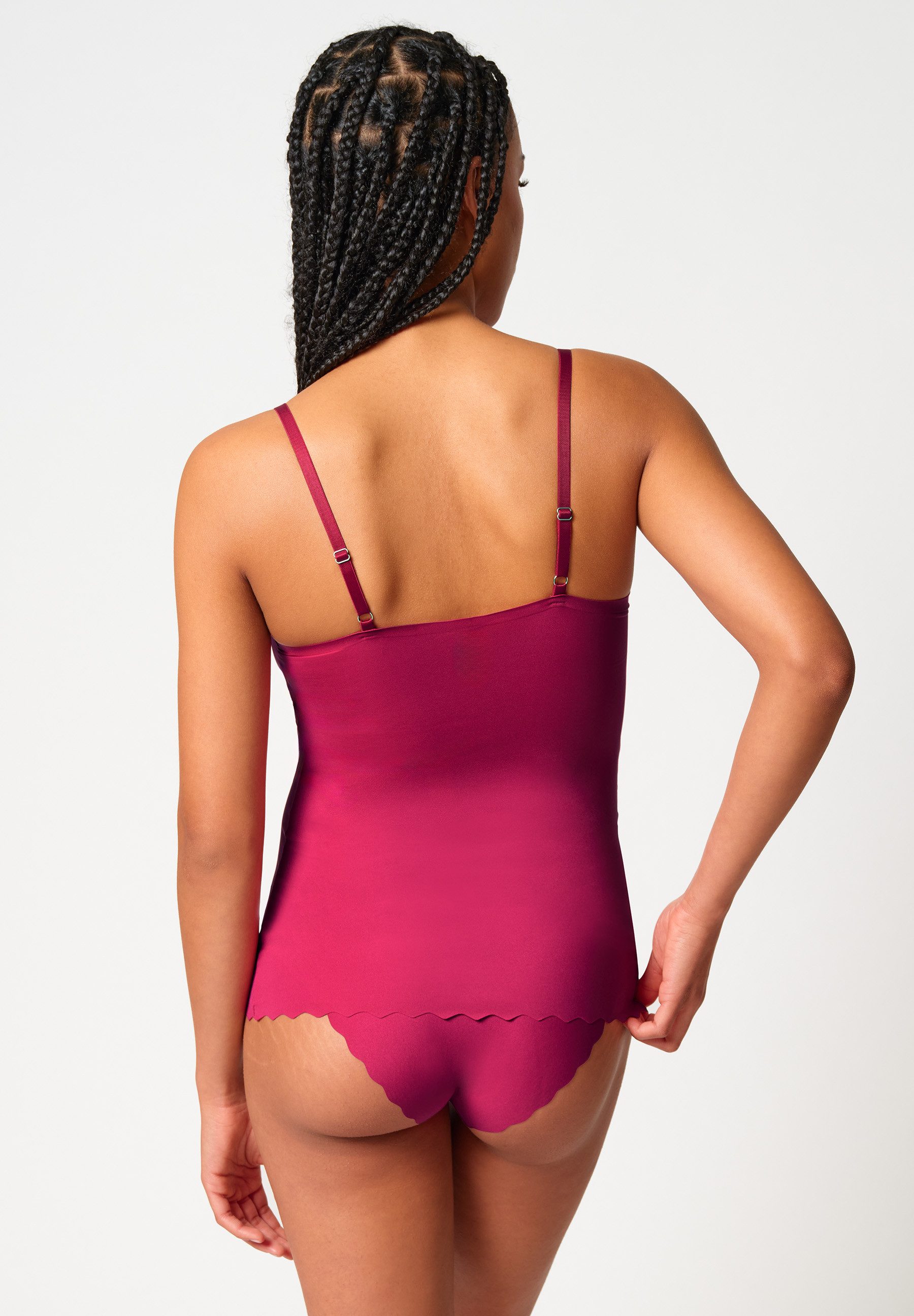 Skiny Unterhemd Micro Essentials elastisch, herausnehmbare Pads, BH-Hemd, mit Unsichtbar-Effekt