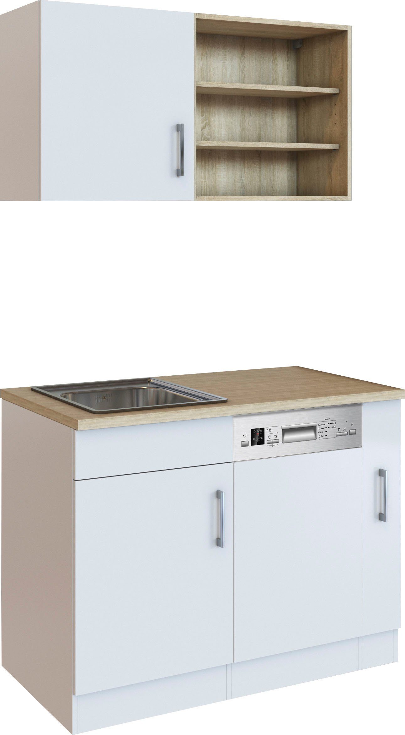 KOCHSTATION Pantryküche KS-Mali, Breite 110 cm, mit E-Geräten