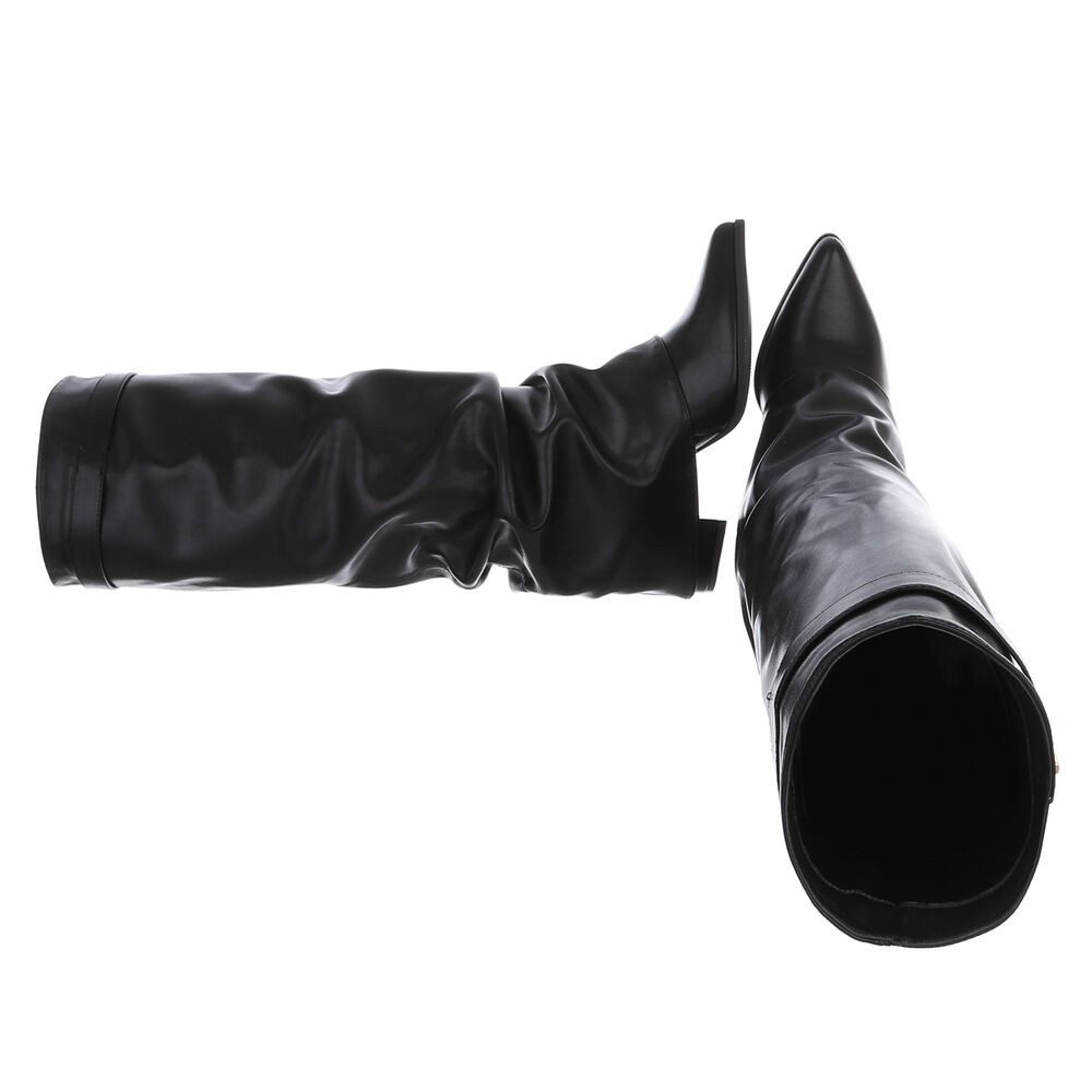 Ital-Design Elegante Stiefel mit hochwertigem Material und bequemem Design High-Heel-Stiefel