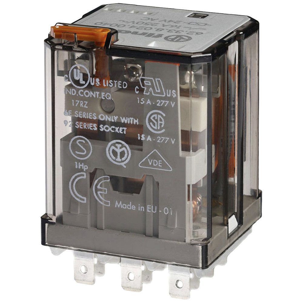 Zeitrelais Finder 62.33.9.048.4040 Steckrelais 48 V/DC 16 A 3 Wechsler 1 St.
