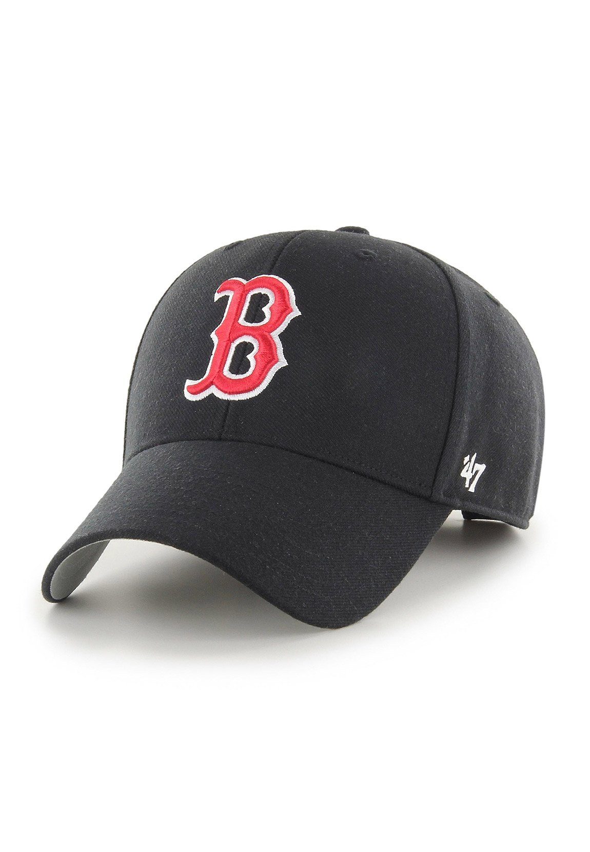 x27;47 Brand RED Adjustable Baseball MVP BOSTON Brand Cap B-MVP02WBV-BKF SOX Cap 47 Schwarz