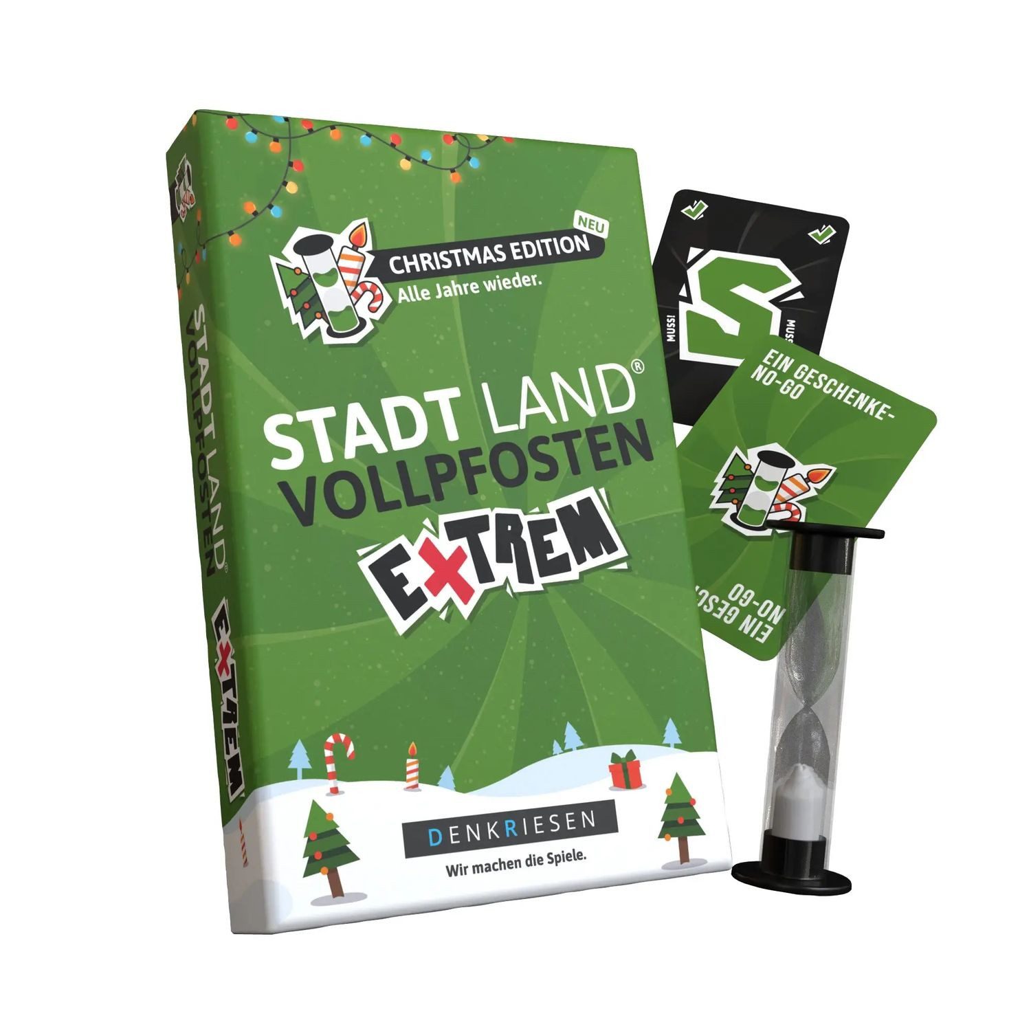 Denkriesen Spiel DENKRIESEN - STADT LAND VOLLPFOSTEN® - Extrem - CHRISTMAS EDITION -...