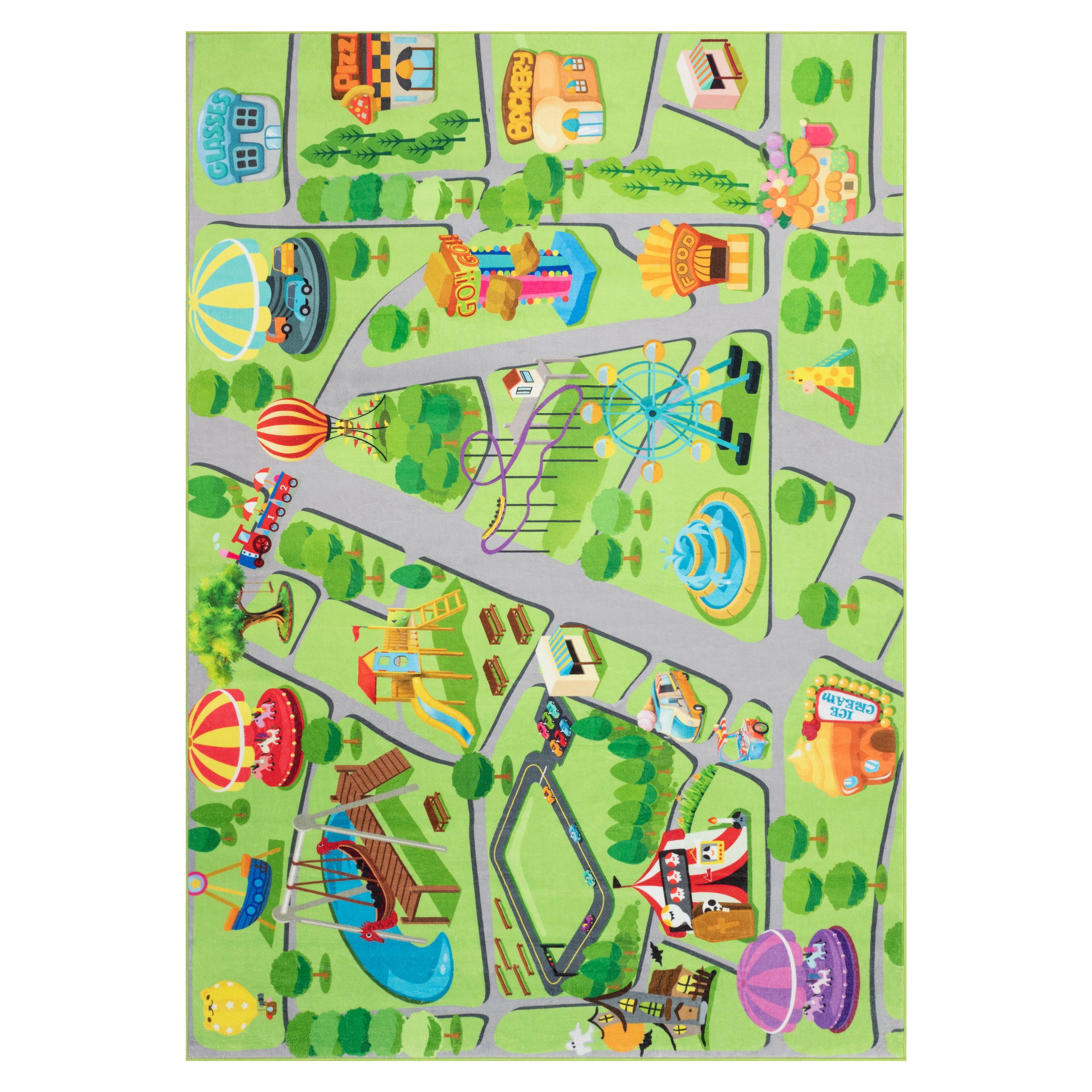 Tapiso Kinderteppich KIDS, rechteckig, Höhe: 6 mm, waschbar und rutschhemmend