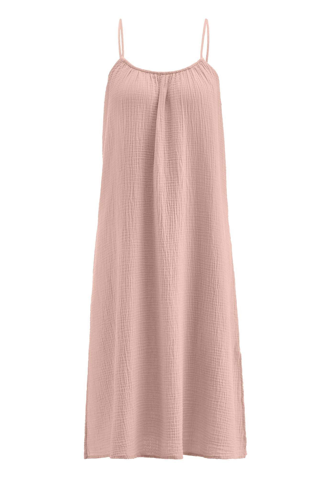 Hessnatur Nachthemd PURE COMFORT aus reiner Bio-Baumwolle (1-tlg)