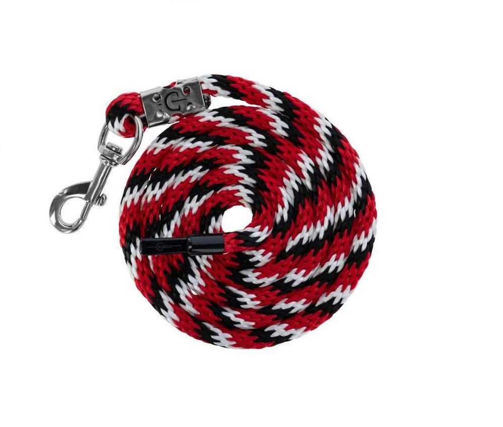 Kerbl Futterhaus Kerbl Pferde-Führstrick Mustang rot/schwarz/weiß