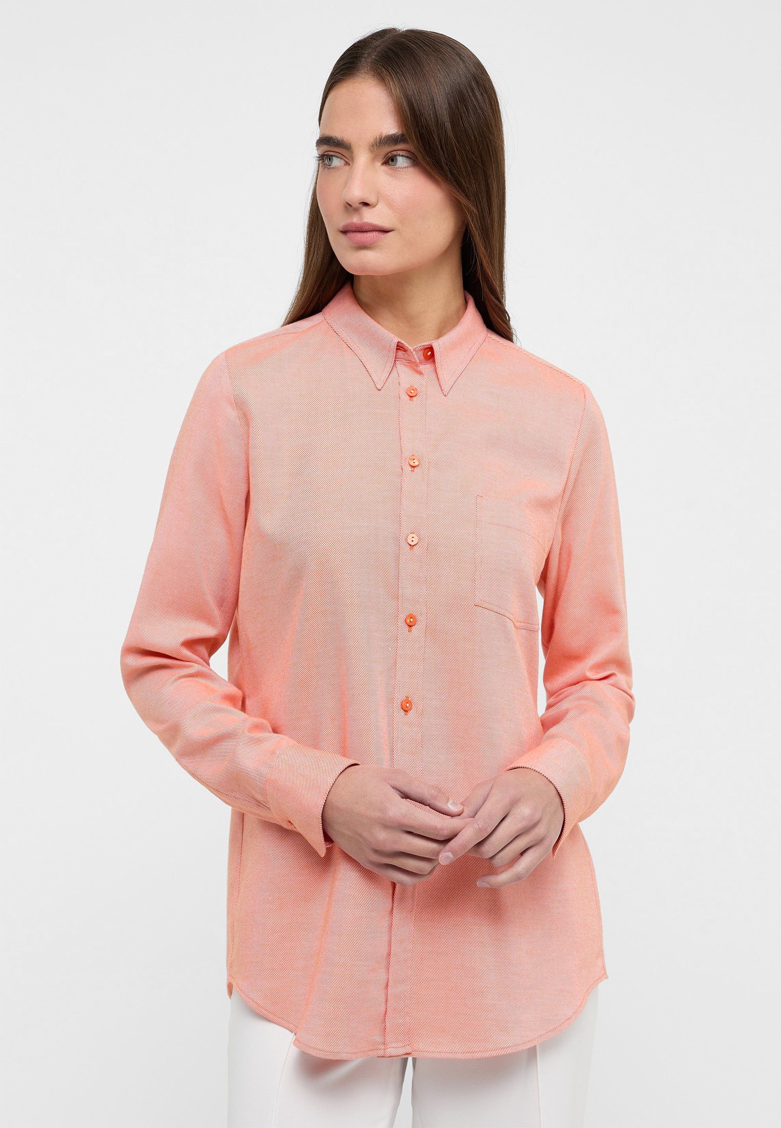 Eterna Hemdbluse REGULAR FIT orange | Hemdblusen