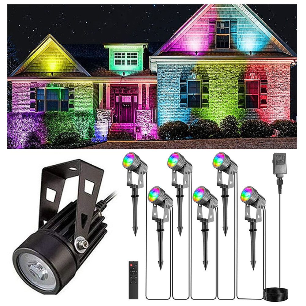 QUBEBU LED Gartenstrahler 4/6/8 er Set günstig online kaufen