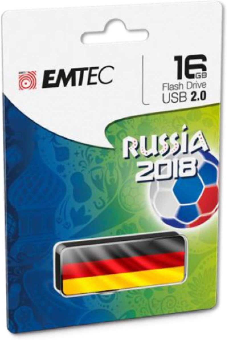 EMTEC M700 USB-Stick (USB 2.0, Lesegeschwindigkeit 15,00 MB/s, Deutschland Design)