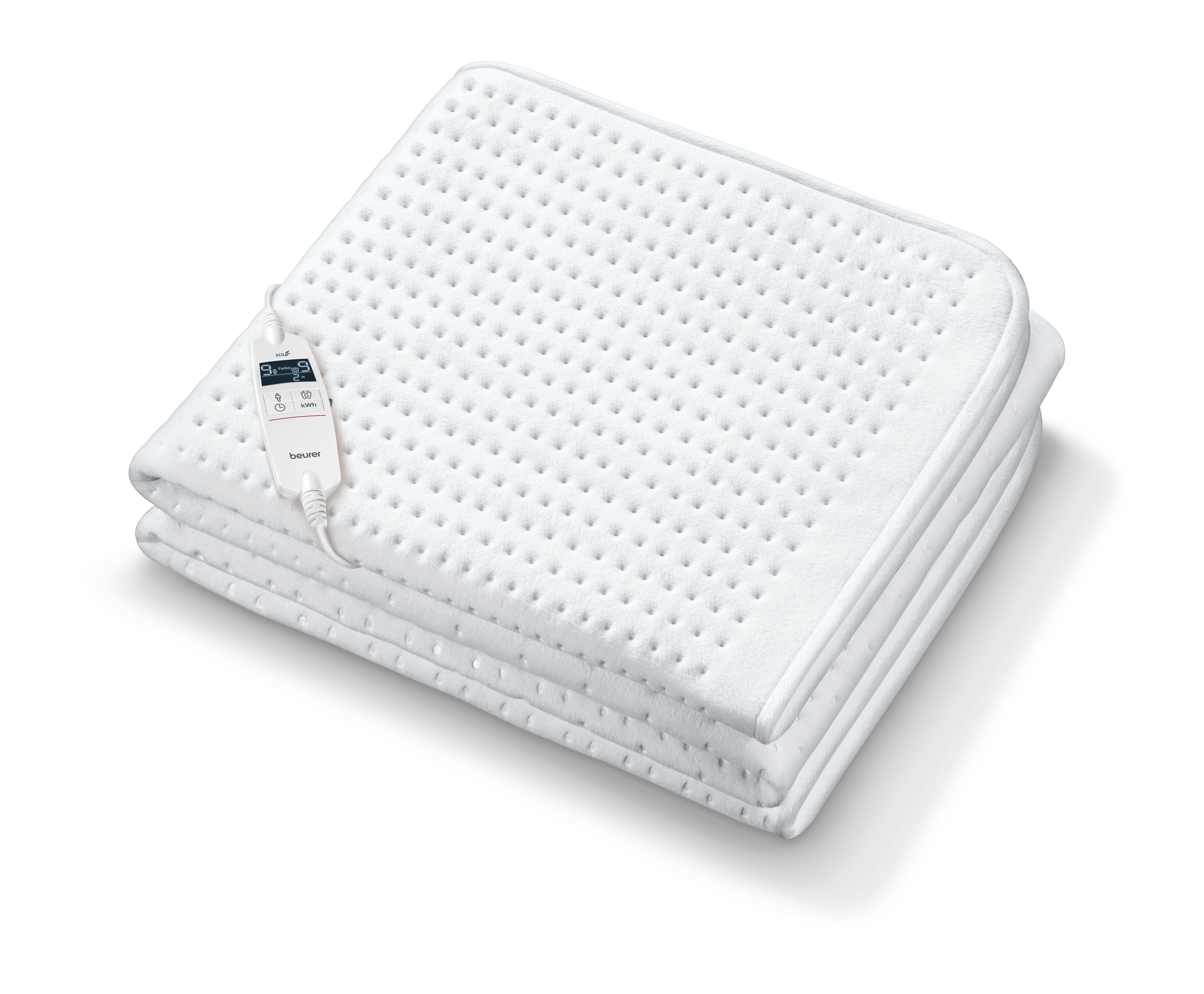 BEURER Wärmeunterbett UB 101 Cosy, 9 Temperaturstufen, 198 x 92 cm, waschbar, Wärmebettunterlage mit 9 Temperaturstufen und Rückschaltautomatik