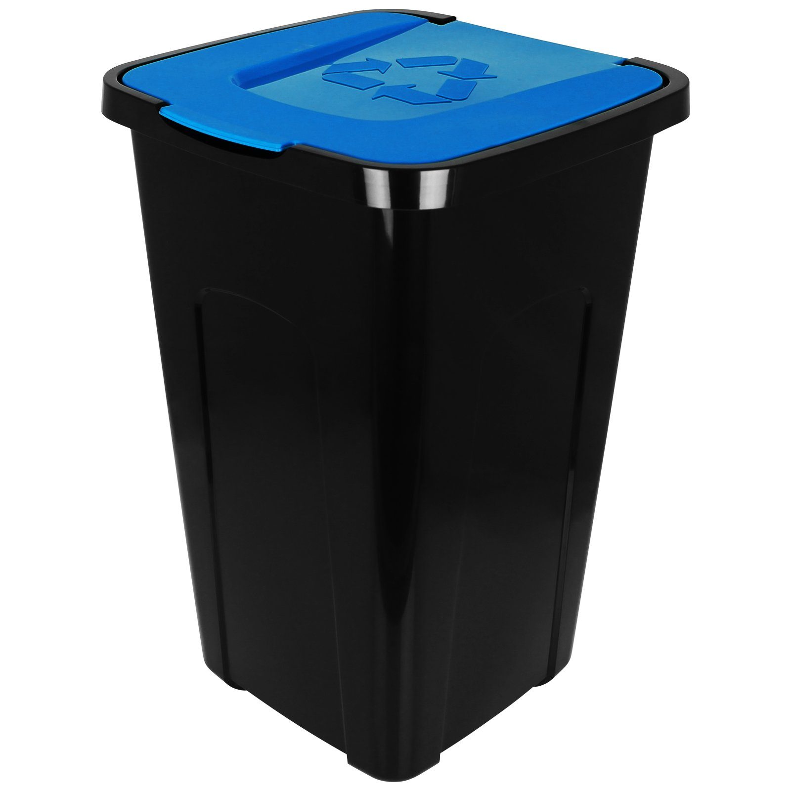 Mülltrennsystem Abfallsammler Set, - 3er Mülleimer Trennsystem Recycling 50L Abfalltonne Mülltrenner Mülltonne Centi