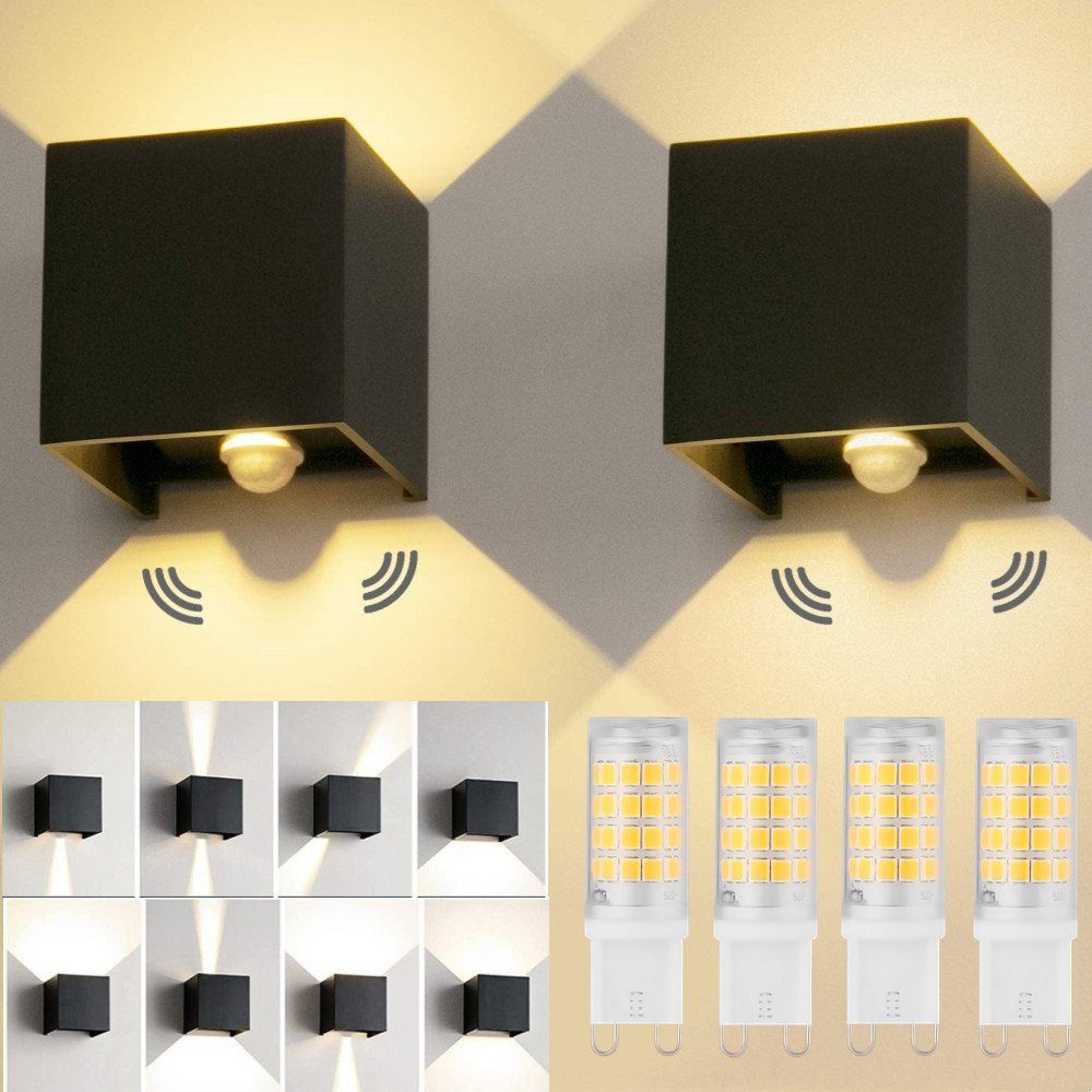 WILGOON Wandleuchte Wandlampe mit Austauschbarer G9 günstig online kaufen