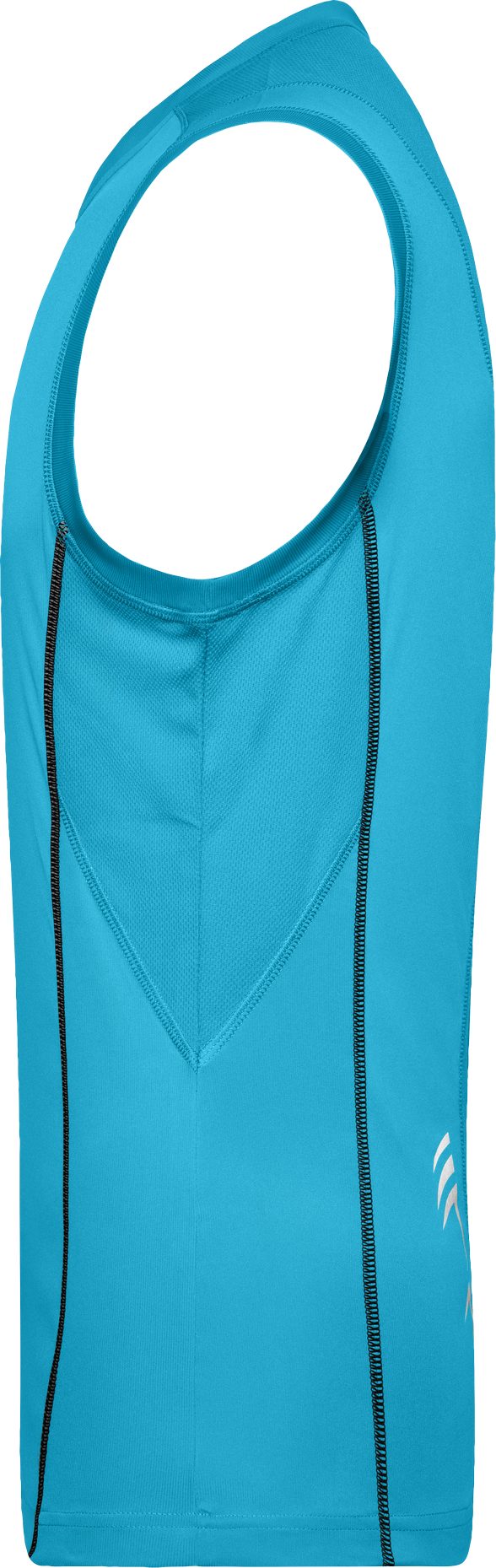 James & Nicholson Sporttop Doppelpack Herren Sporttop mit modischen reflektierenden Details JN423 (Spar-Set, 2er-Pack) Feuchtigkeitsregulierend, atmungsaktiv und schnell trocknend