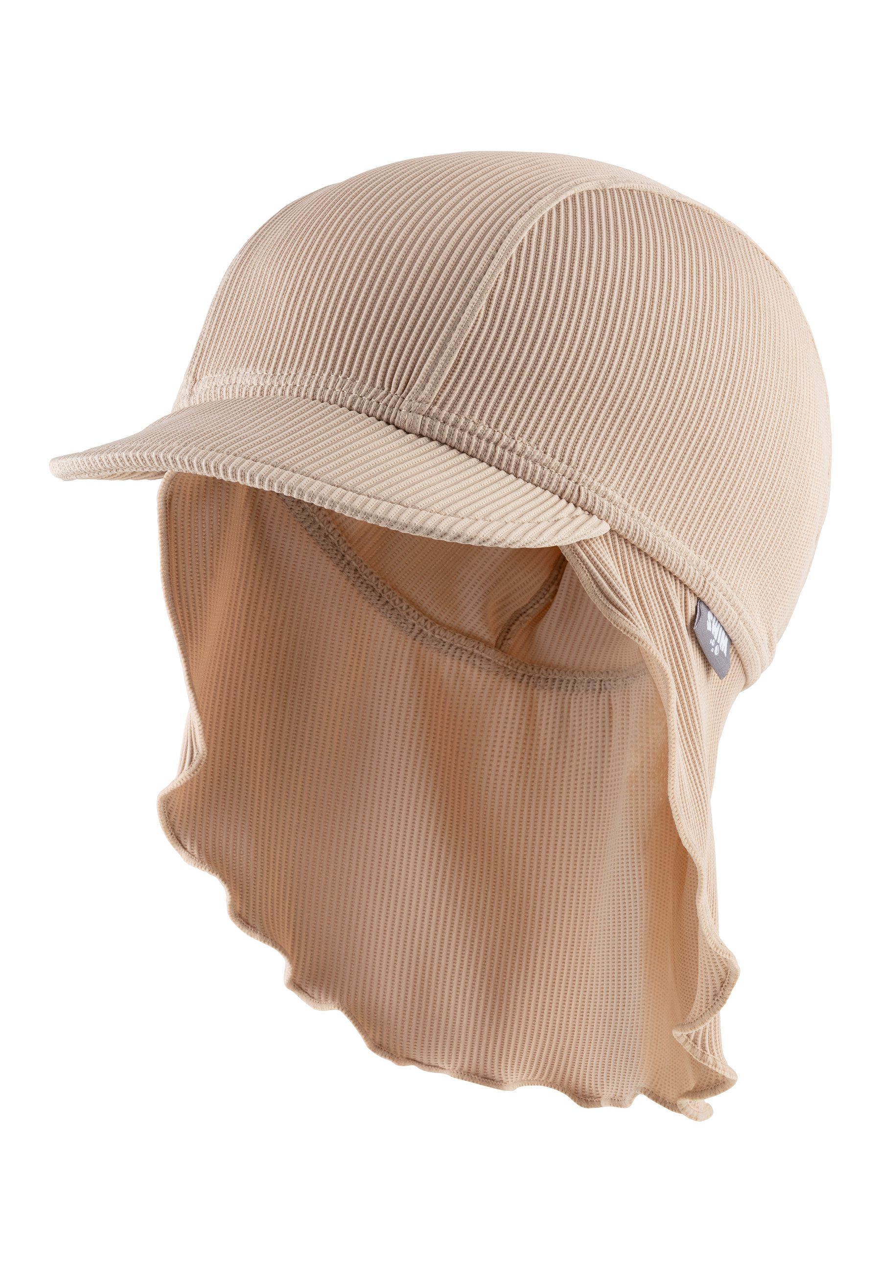 Sterntaler® Badekappe UV-Schutz 50+ Bademütze mit Nackenschutz Rippe (1 St)
