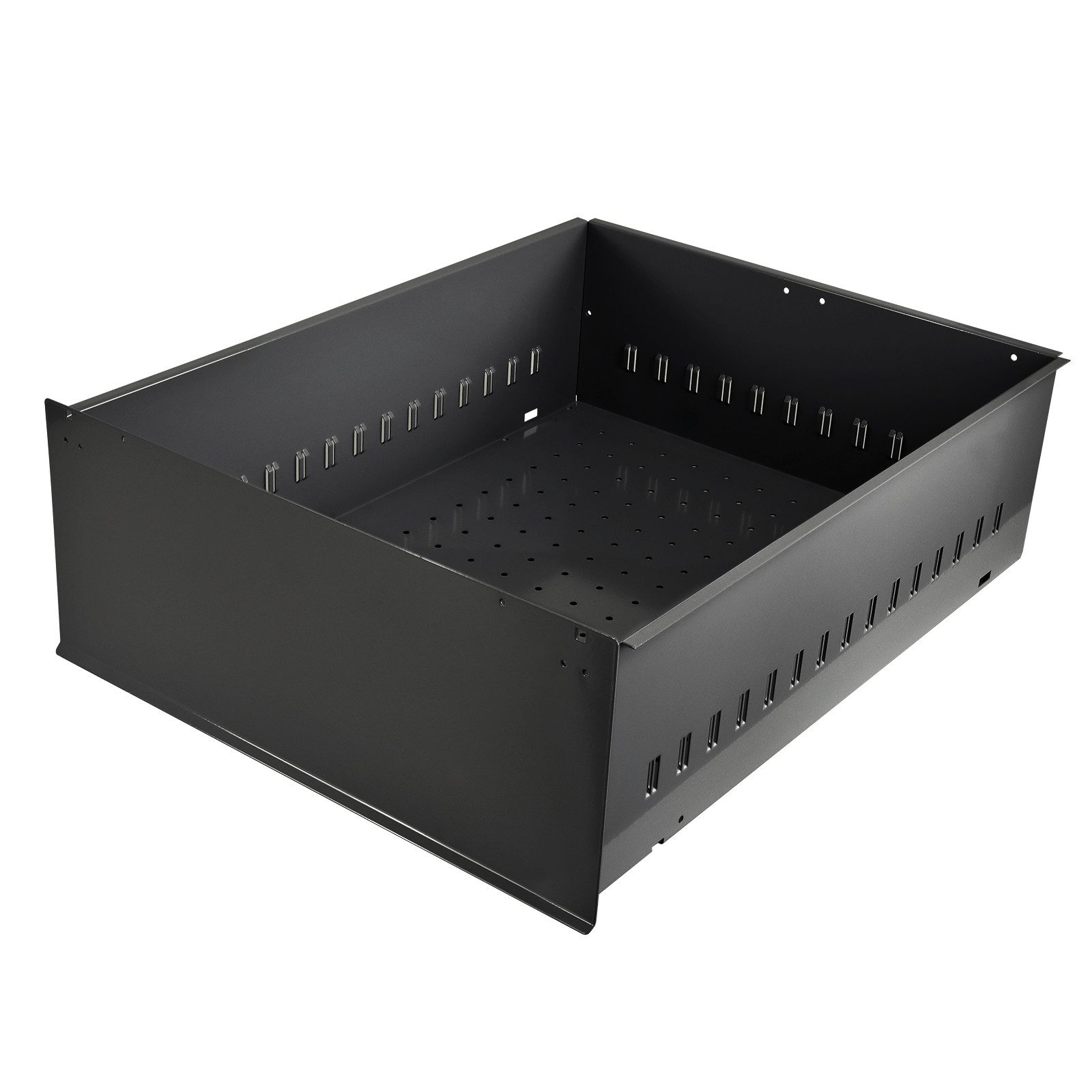 PROREGAL® Schublade Schublade mit Griffleiste, Blendenhöhe 20cm HxBxT 18x45x61cm Anthrazit