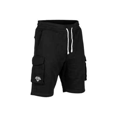 Mil-Tec Cargoshorts US SWEATSHORTS COTTON SCHWARZ - XL (1-tlg)