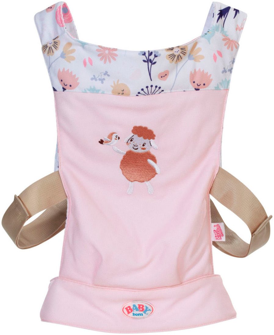 Baby Born Puppen Bauchtrage Babytragesitz Blumen – Bild 4 von 4