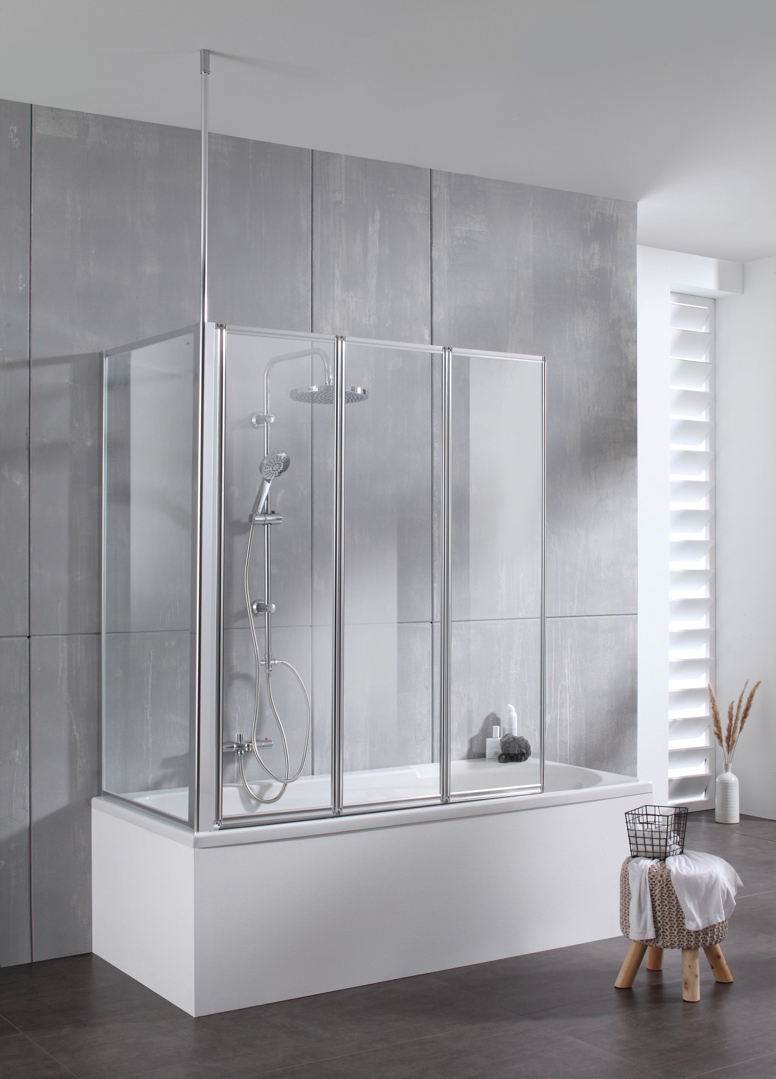 Badewannenaufsatz Wannenaufsatz Trennwand Otto