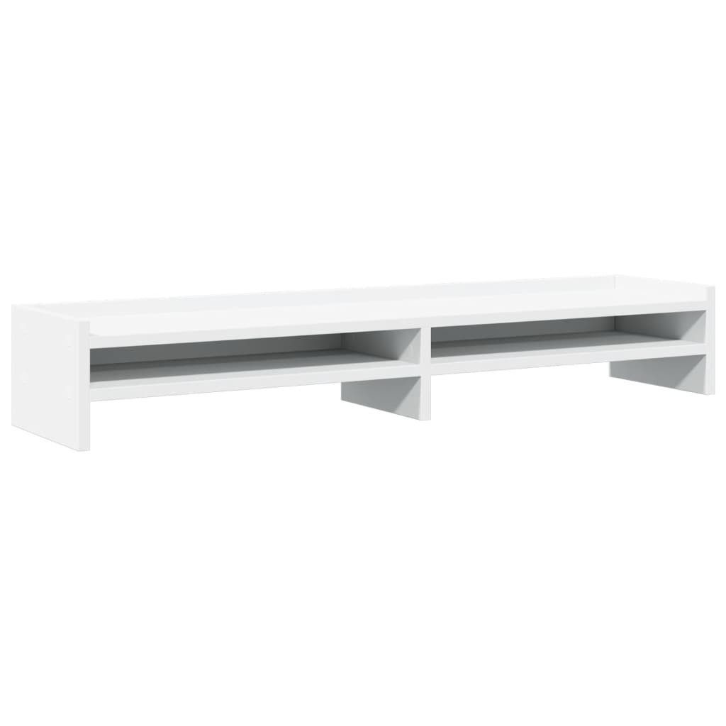 vidaXL Computertisch Monitorständer Weiß 100x24x16 cm günstig online kaufen