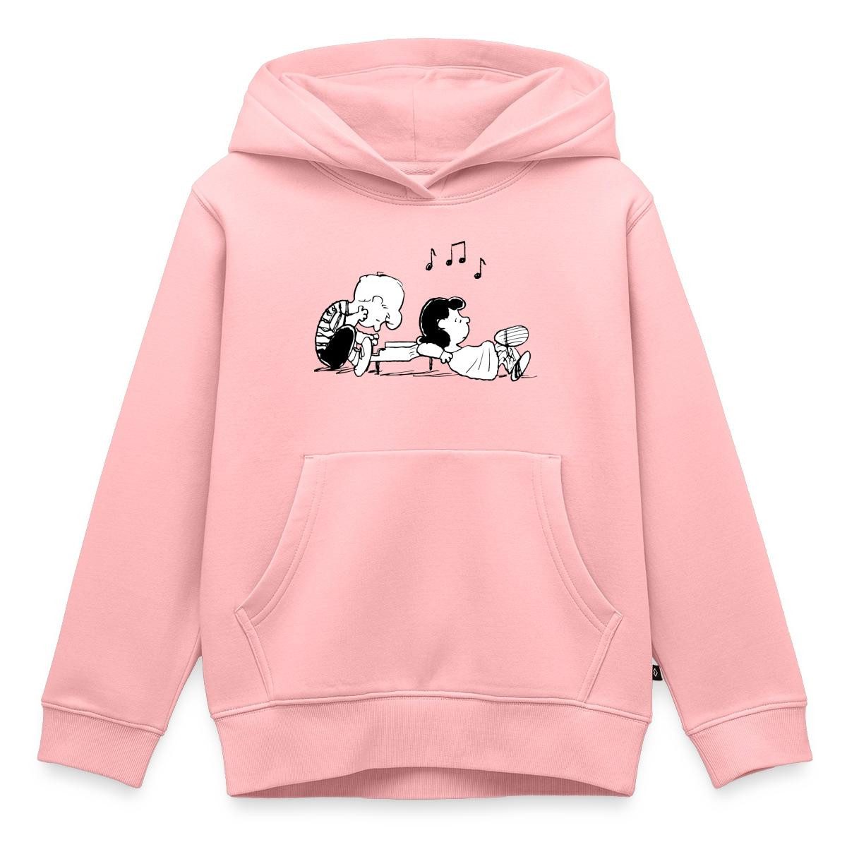 Spreadshirt Hoodie Peanuts Schroeder Und Lucy Kinder Premium Hoodie (1-tlg)