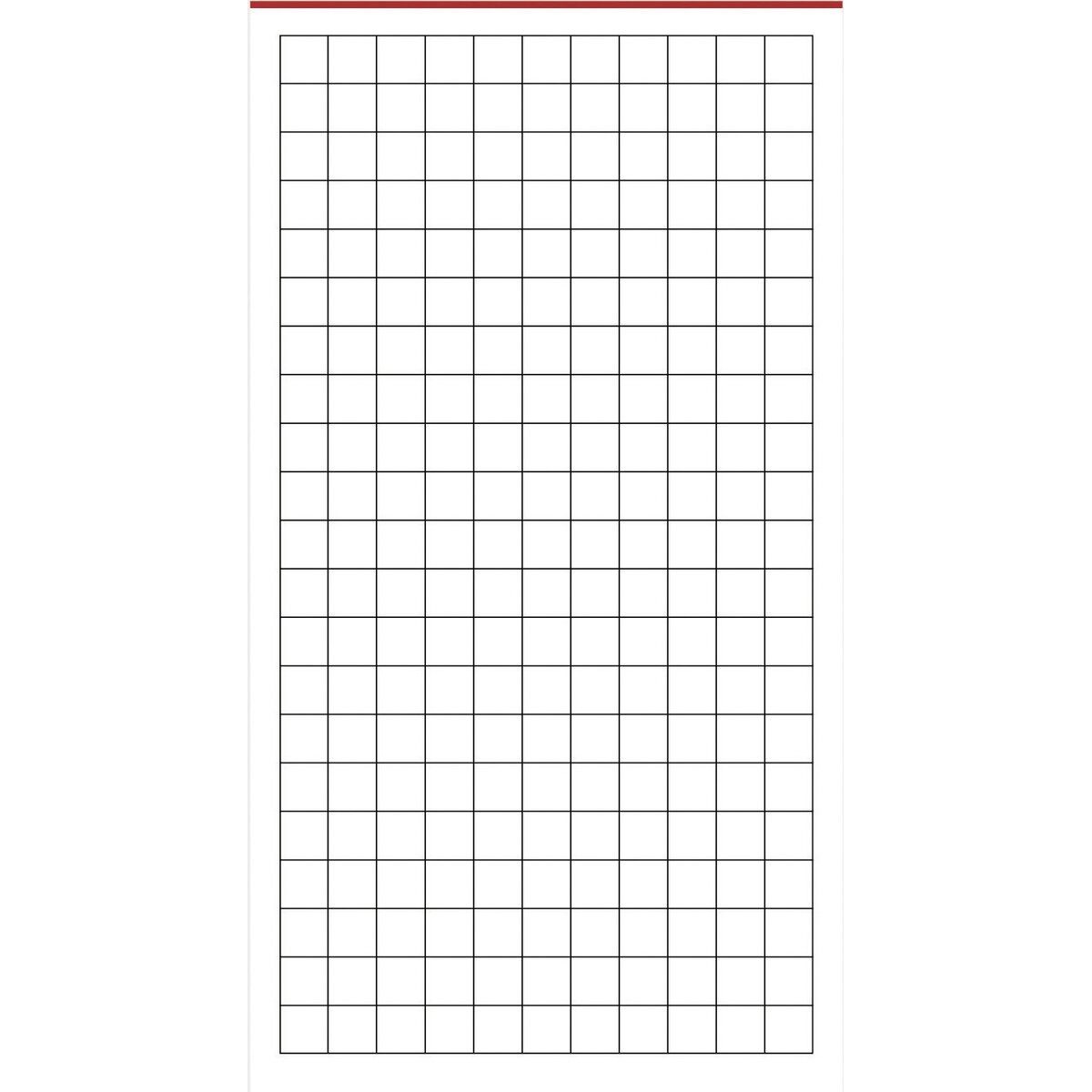 bsb-obpacher Buchkalender Ersatzeinlage -Pocket- - A7 Notizpapier kariert 50 Blatt.