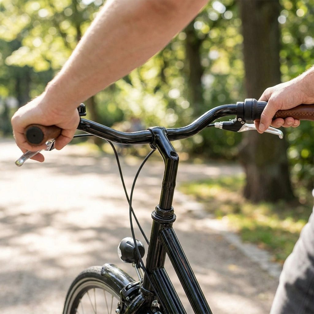 KlickFix Fahrradlenker Vorbauverlängerung 22,2mm 1", Ø 25,4mm Stahl, schwarz, verlängert bis