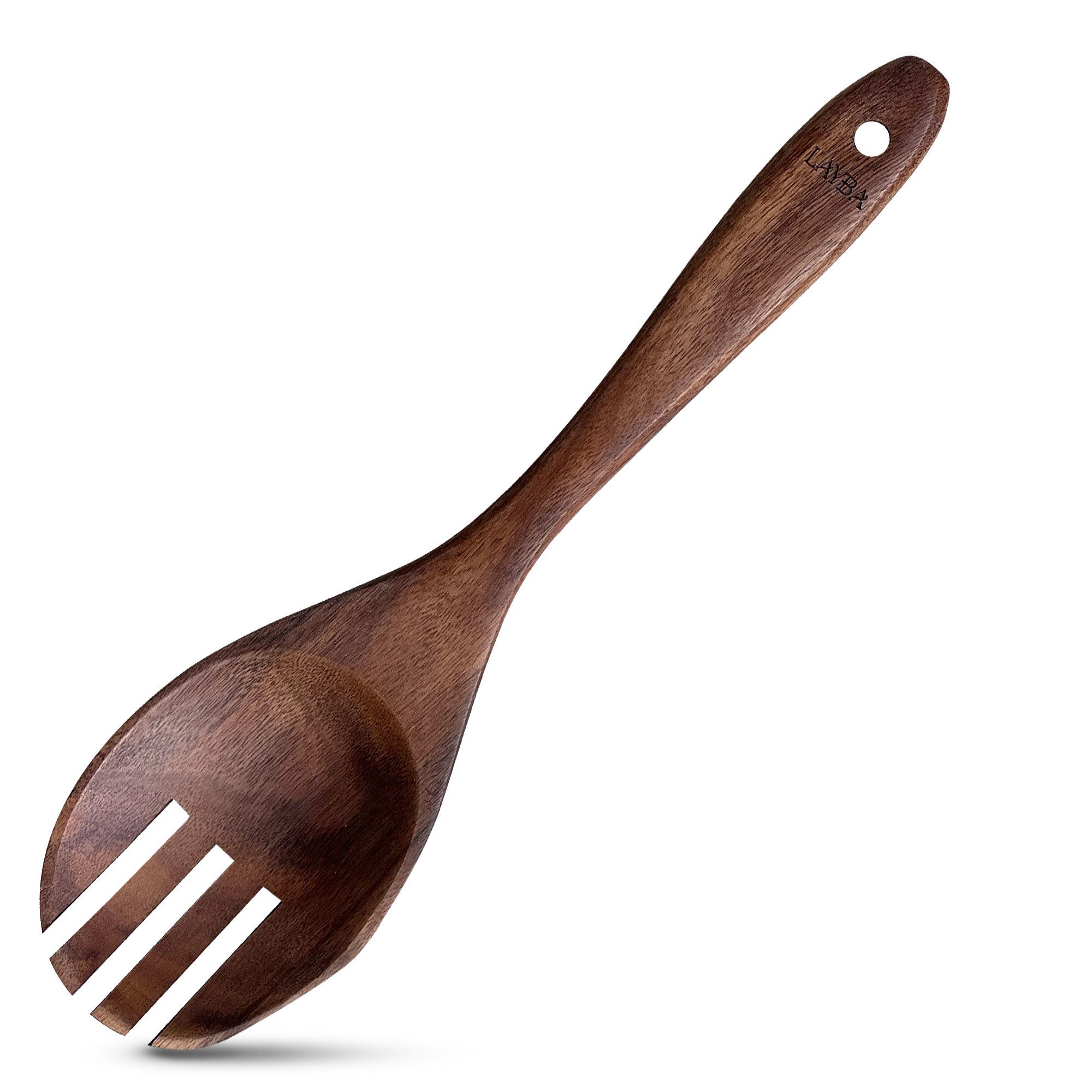 Layba Kochbesteck-Set Holz Küchenutensilien Kochlöffel Kochspatel Küchenhelfer Pfannenwender