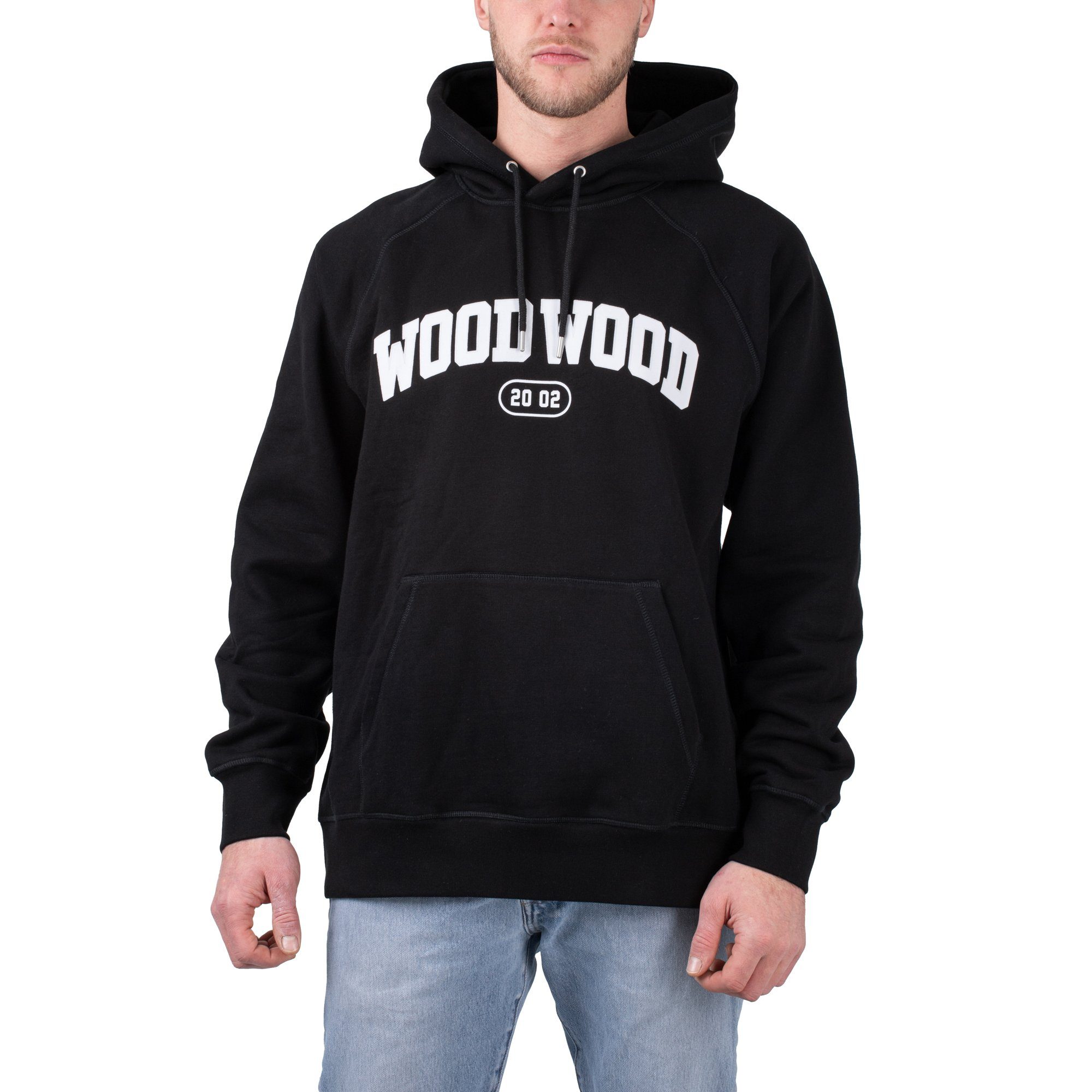 Black WOOD Hoodie Fred Wood Ivy Hoodie WOOD Wood