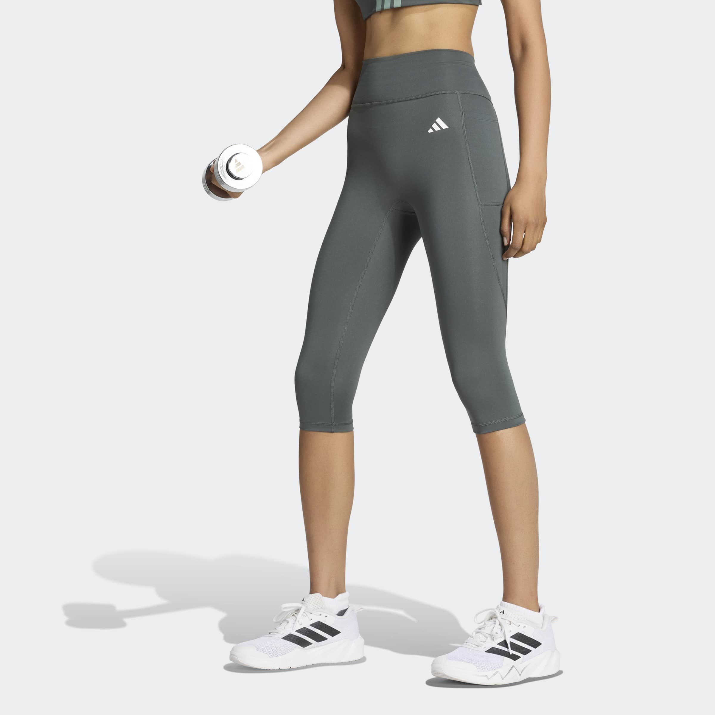 adidas Performance Trainingstights OPT ESS CAPRI für Fitness und Yoga, mit climacool®, 3/4-Länge